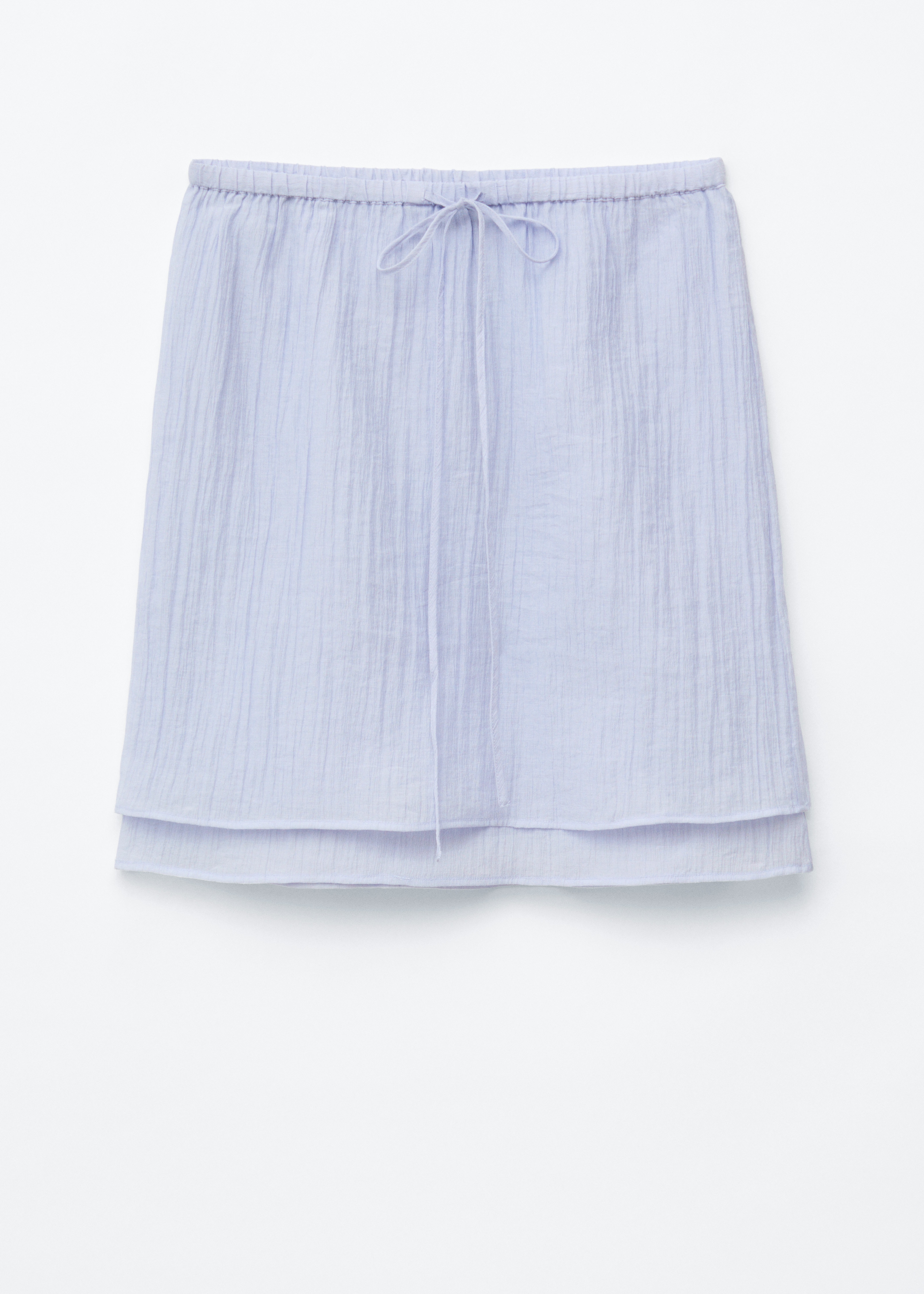 Layered Mini Skirt - Lavender