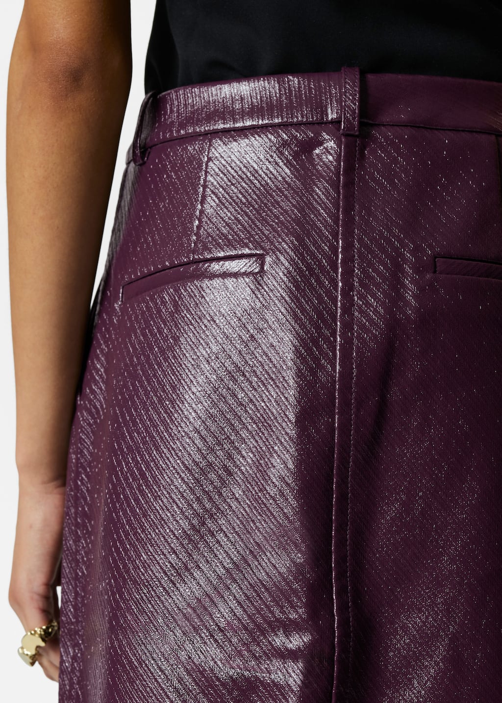Image of Falda midi acampanada