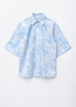 Hellblau/Paisleymuster