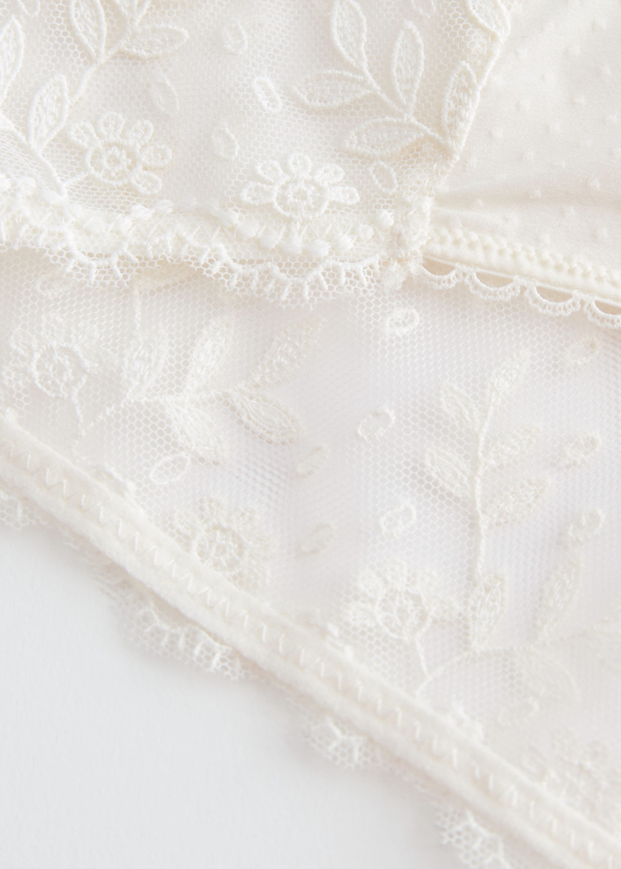 Image of Floral Lace Briefs