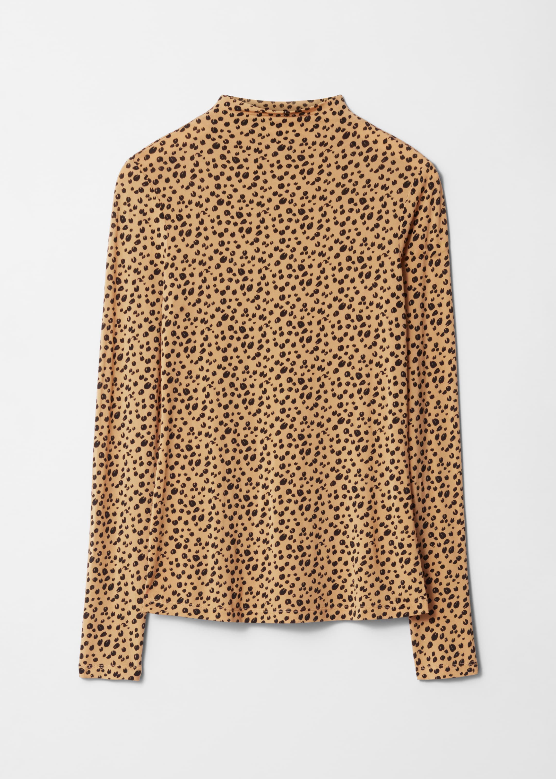 Προβολή μεγαλύτερης εικόνας: Mock-Neck Top - Leopard Print - Ladies | H&M GR 1