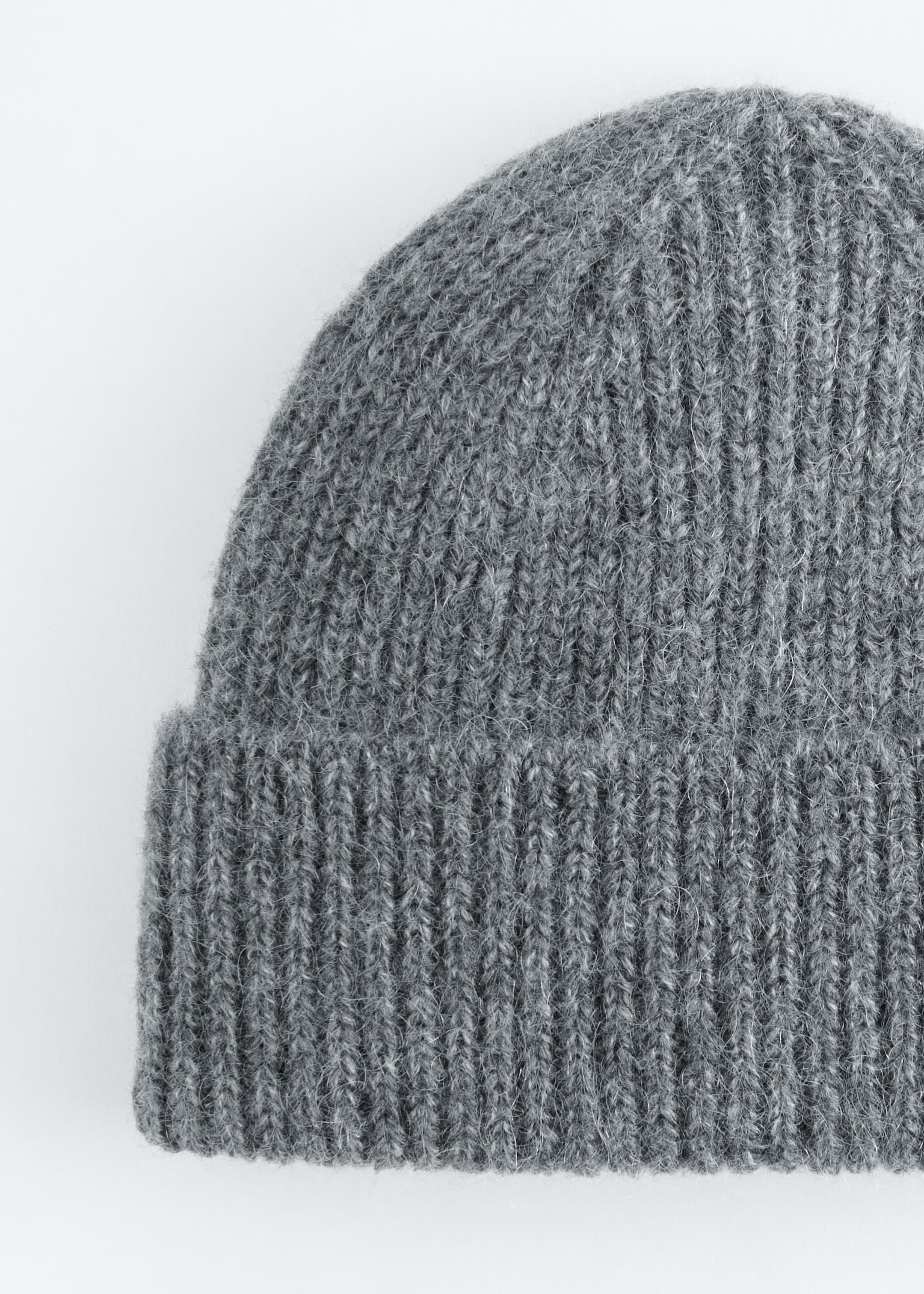 Größeres Bild ansehen: Beanie aus Wollmischung - Grau meliert - Ladies | H&M DE 3