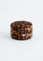 Dark Beige Leopard Print