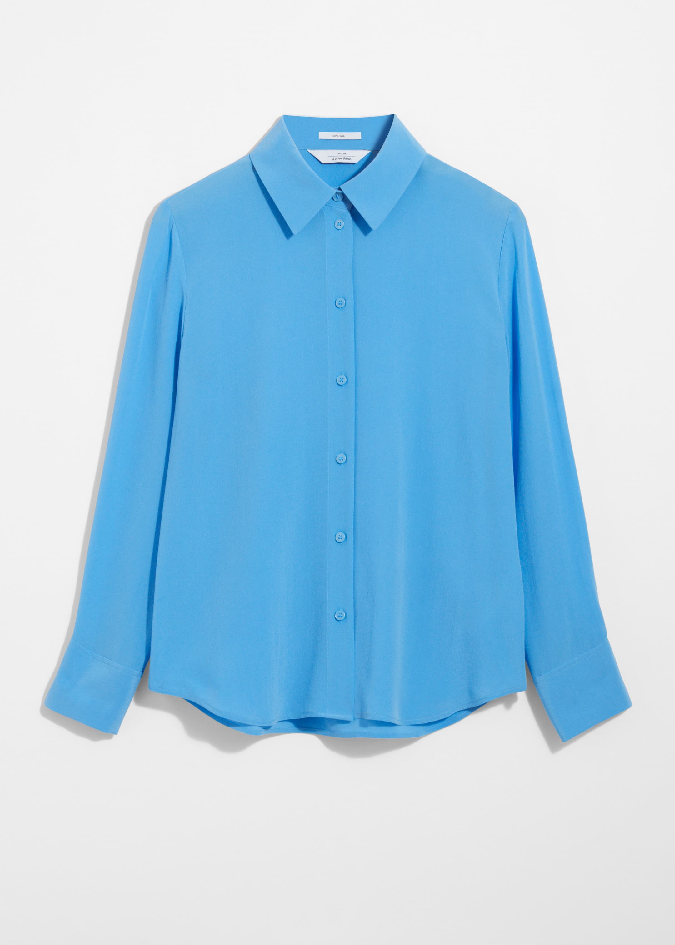 Visualizza immagine più grande: Camicia in seta - Azzurro - DONNA | H&M IT 1