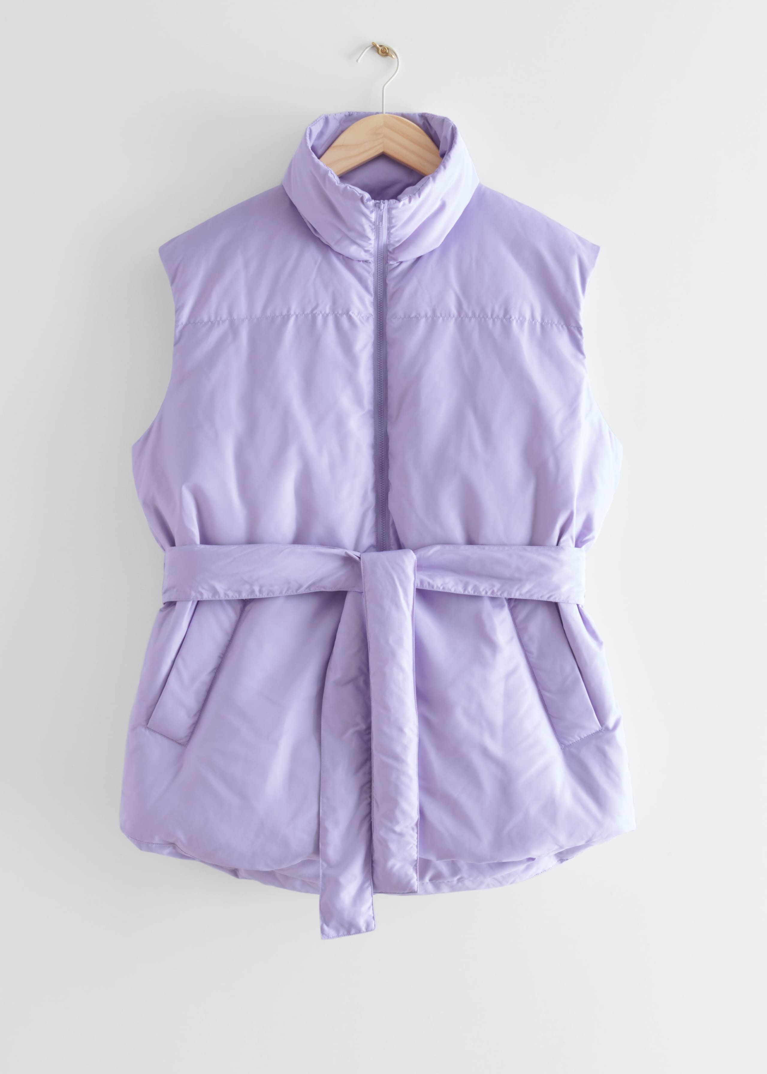 Oversized Down Vest - Black - Still Life