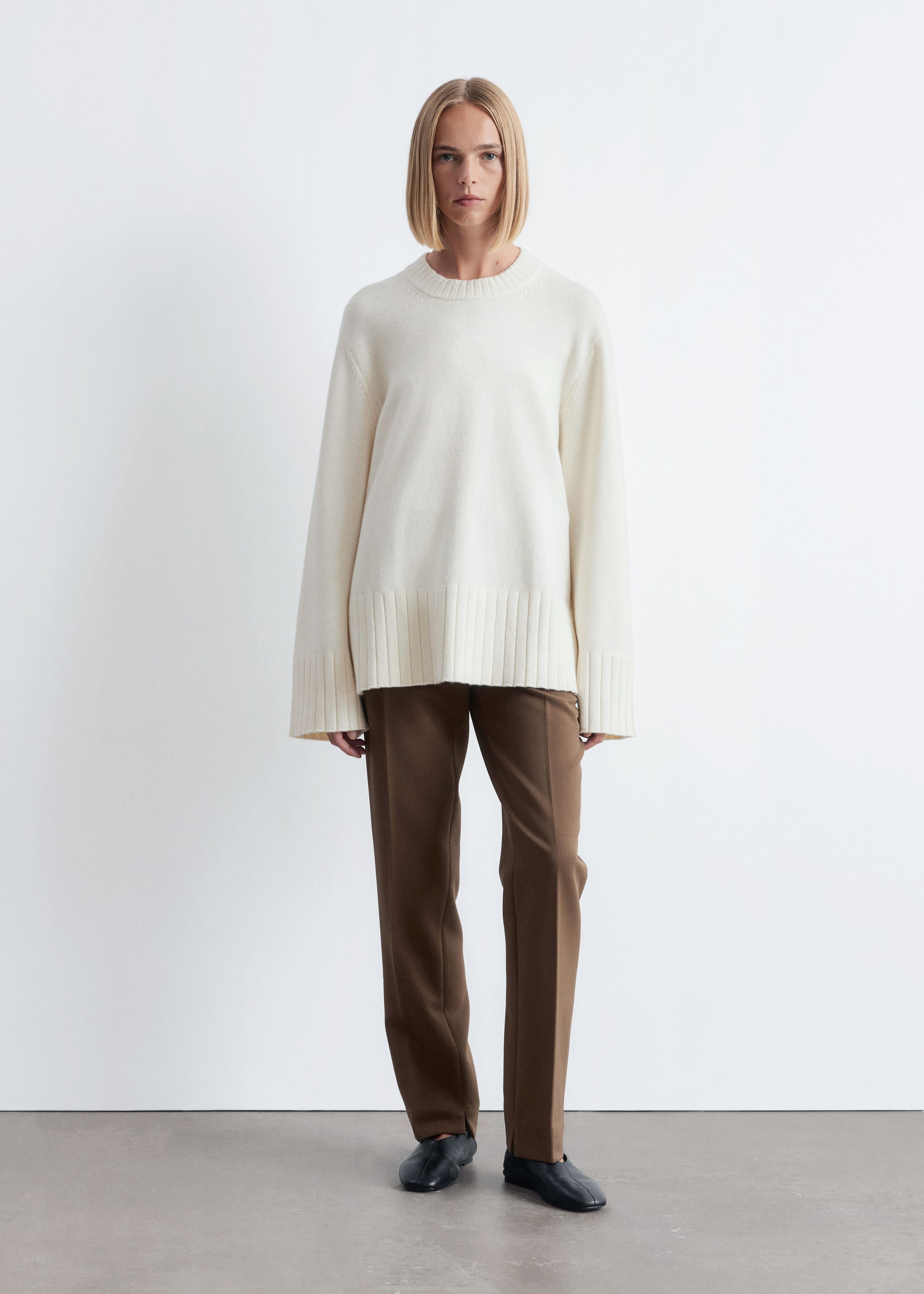 Image of Relaxed Knit Sweater
