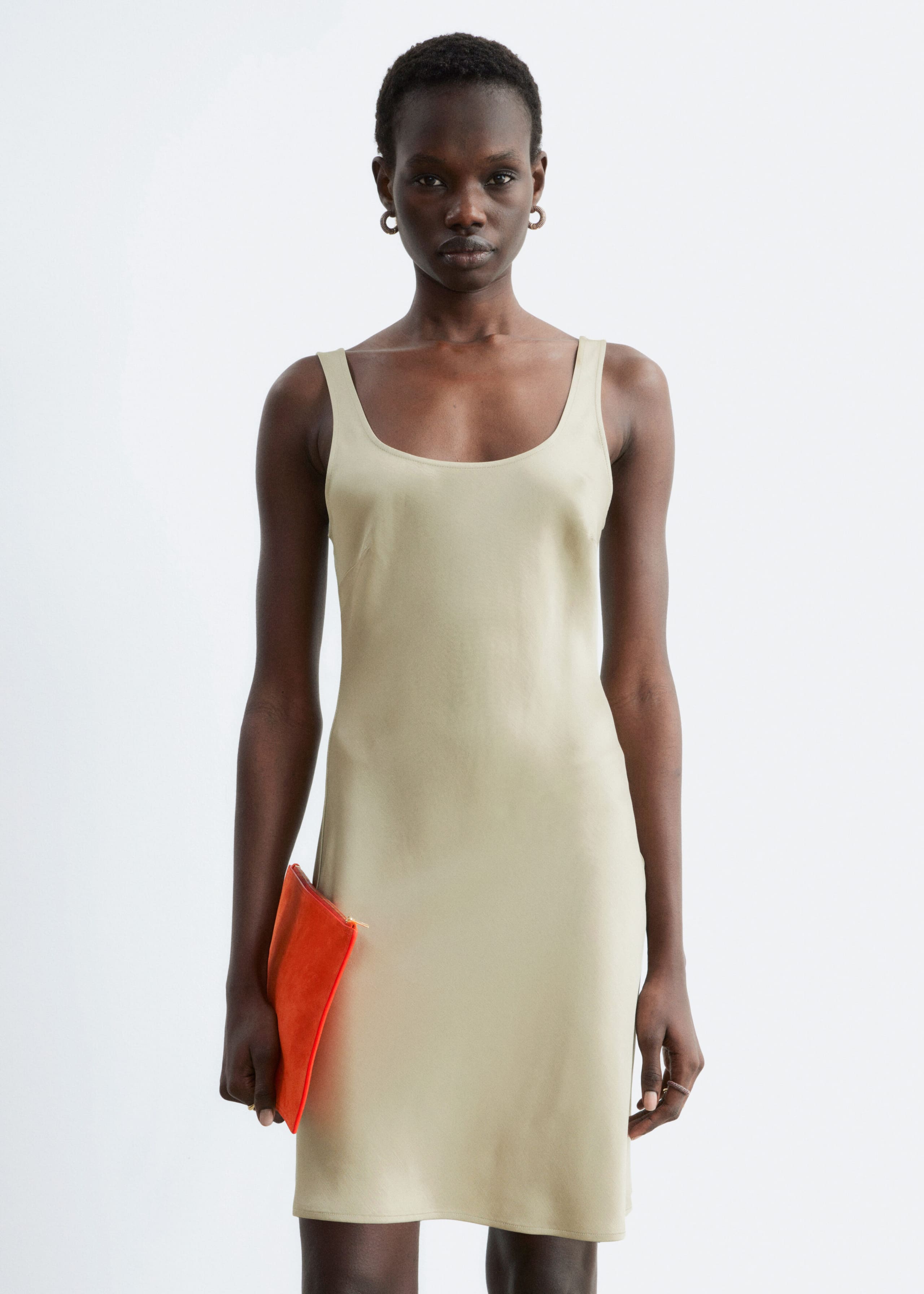 Image of Satin Slip Mini Dress