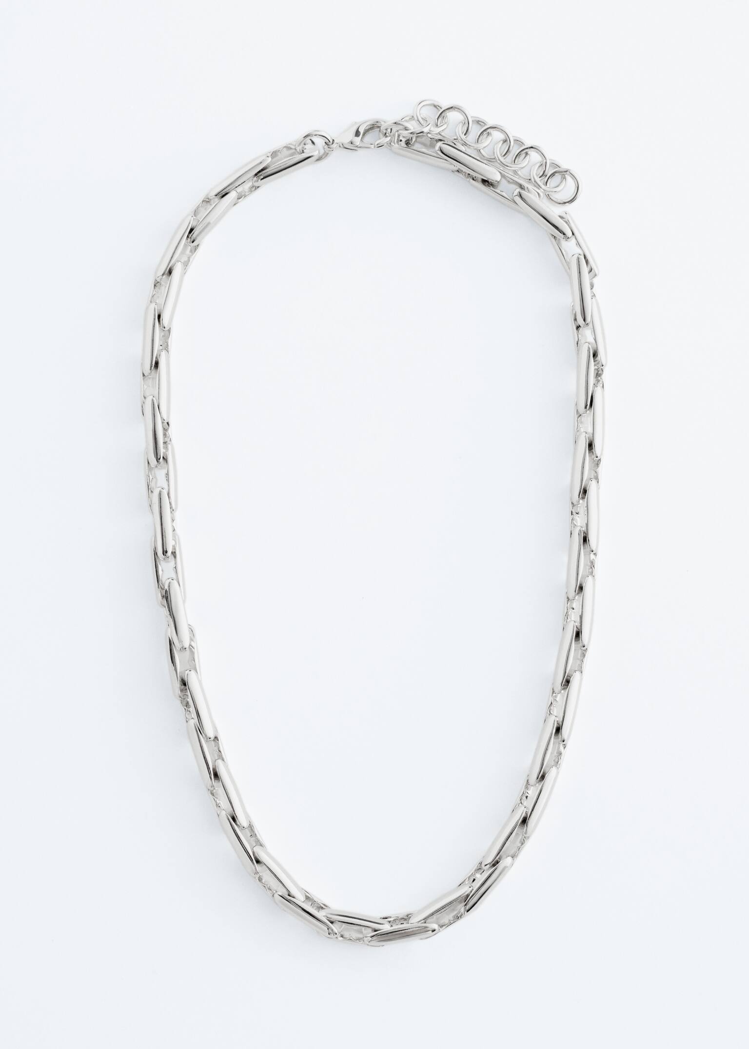 Collier en chaîne trombone - Silver/Doré