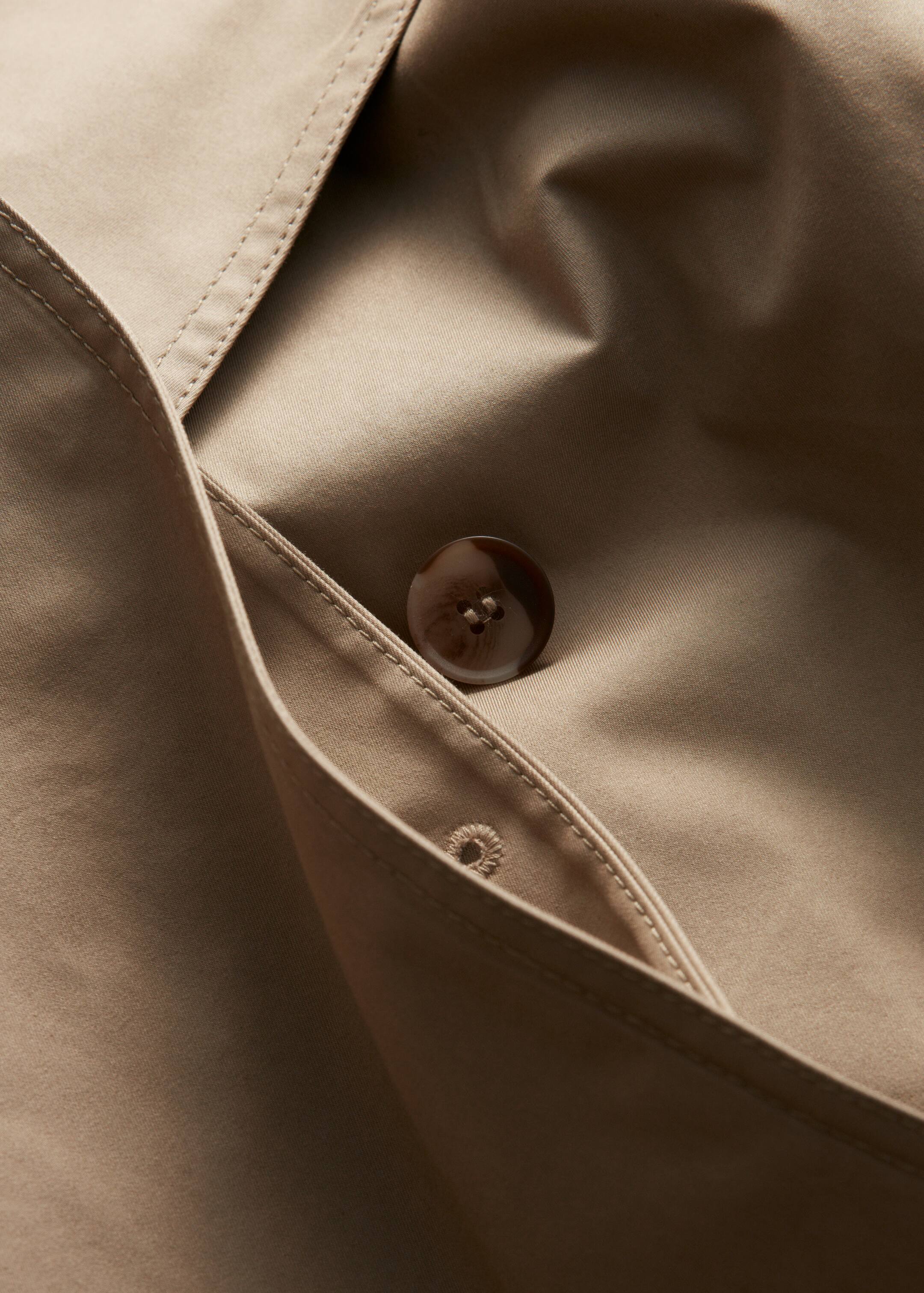 Größeres Bild anzeigen: Maxi-Trenchcoat mit Gürtel - Beige - Ladies | H&M AT 6