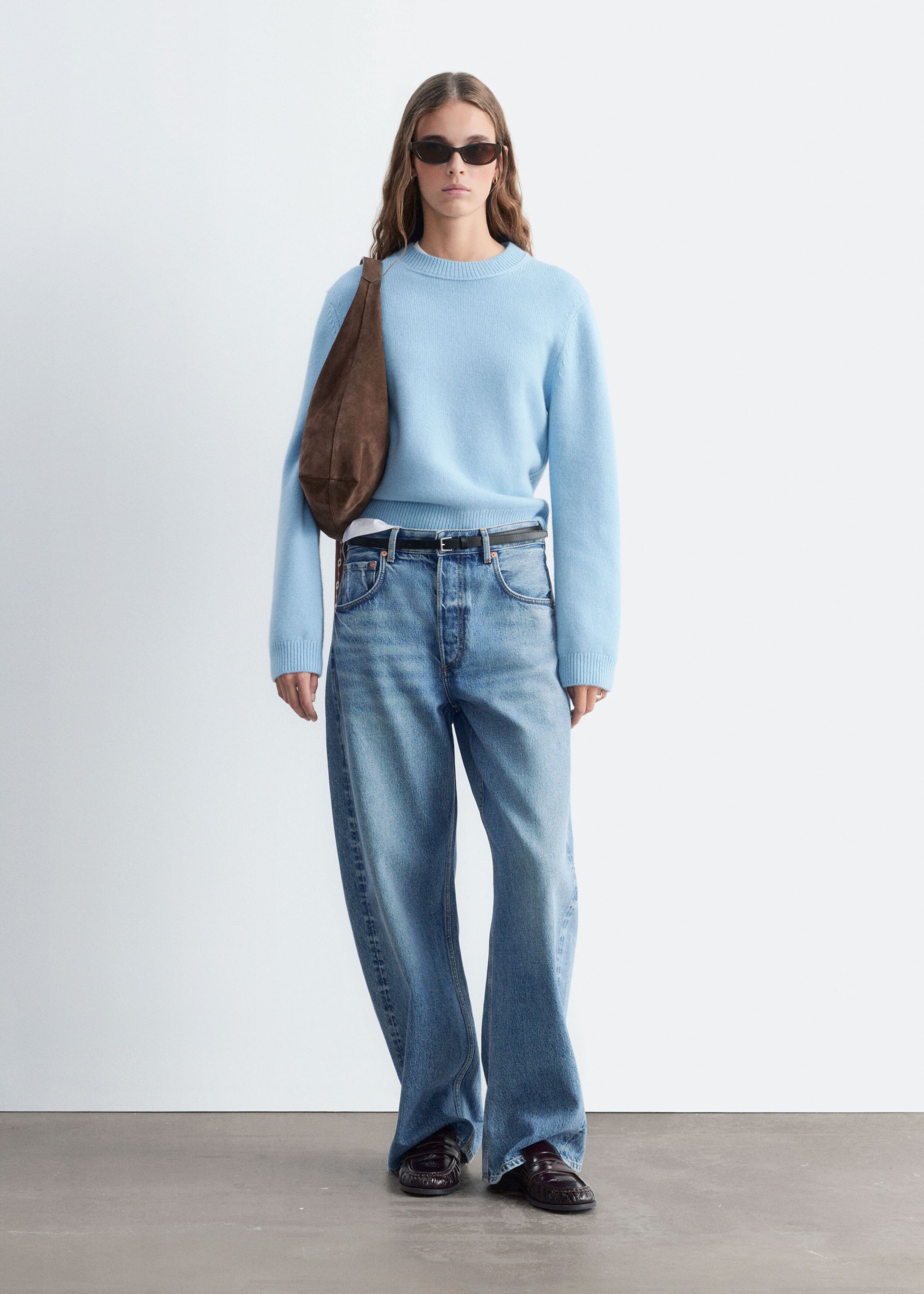 Cashmere-Blend Jumper - Red - Lookbook