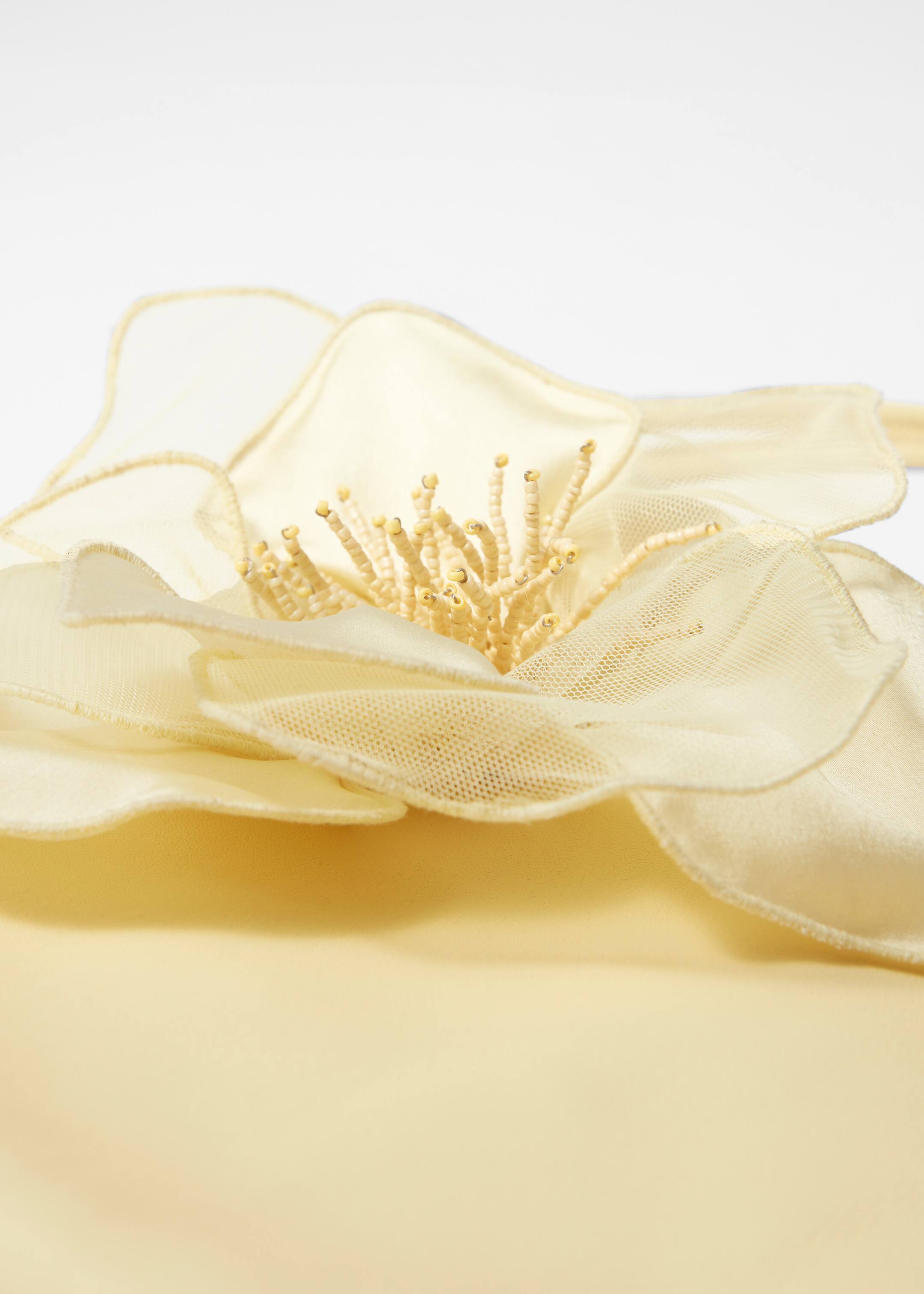 Agrandir l'image: Pochette en cuir à motifs floraux appliqués - Jaune beurre - FEMME | H&M FR 6