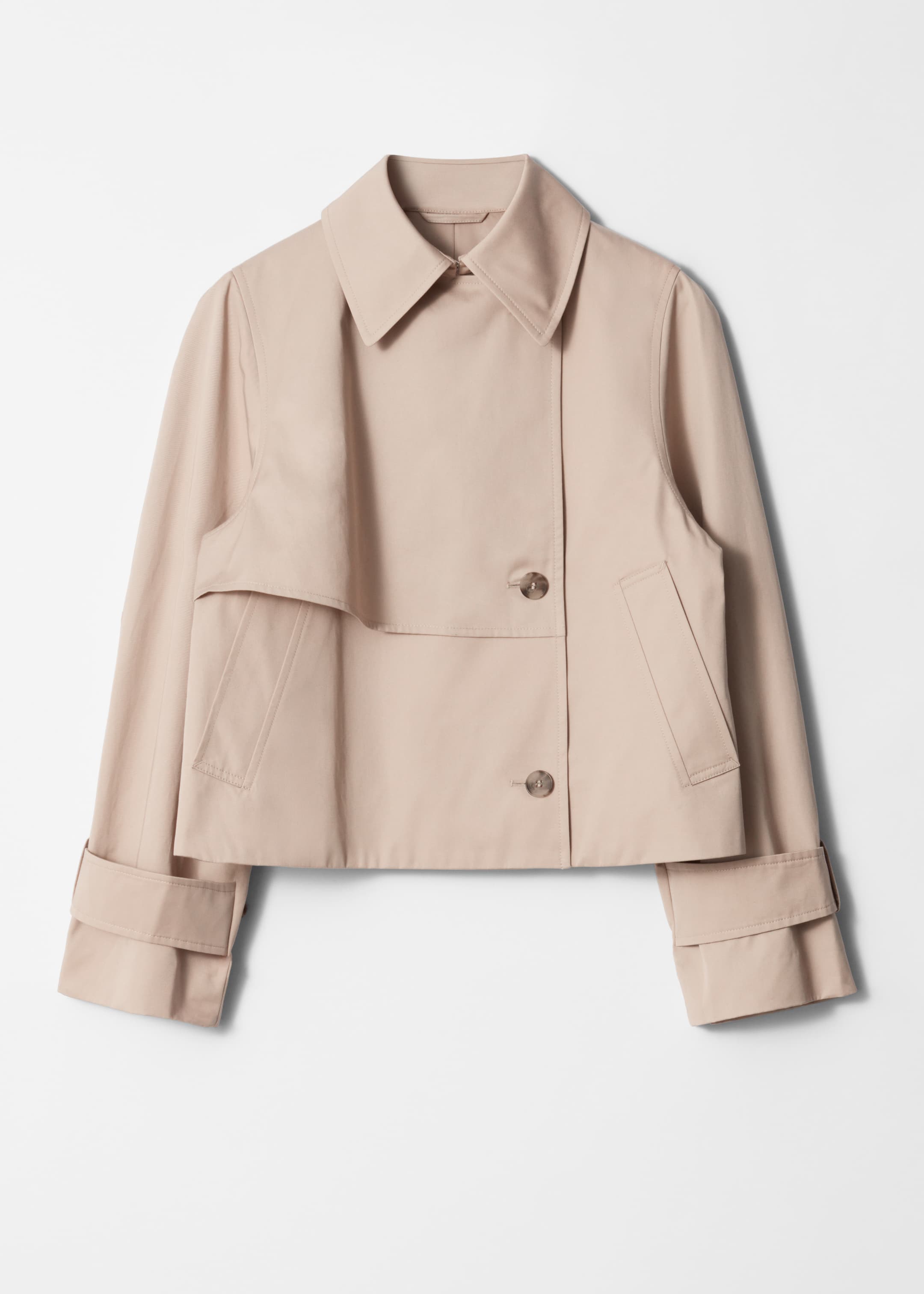 Größeres Bild ansehen: Kurze Trenchcoat-Jacke - Beige - Ladies | H&M DE 6