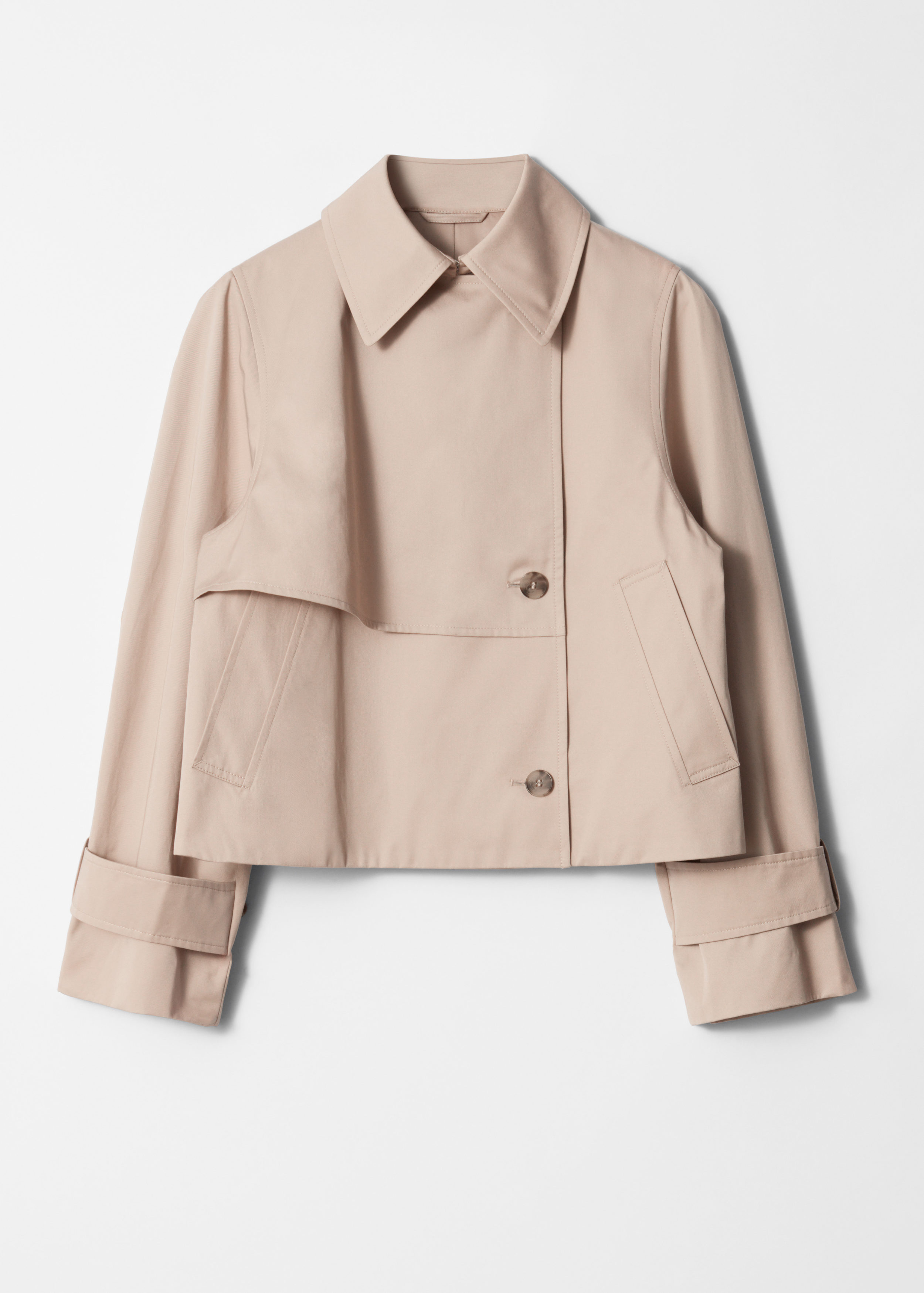 Short Trench Coat Jacket - Beige - Jackets - & Other Stories US