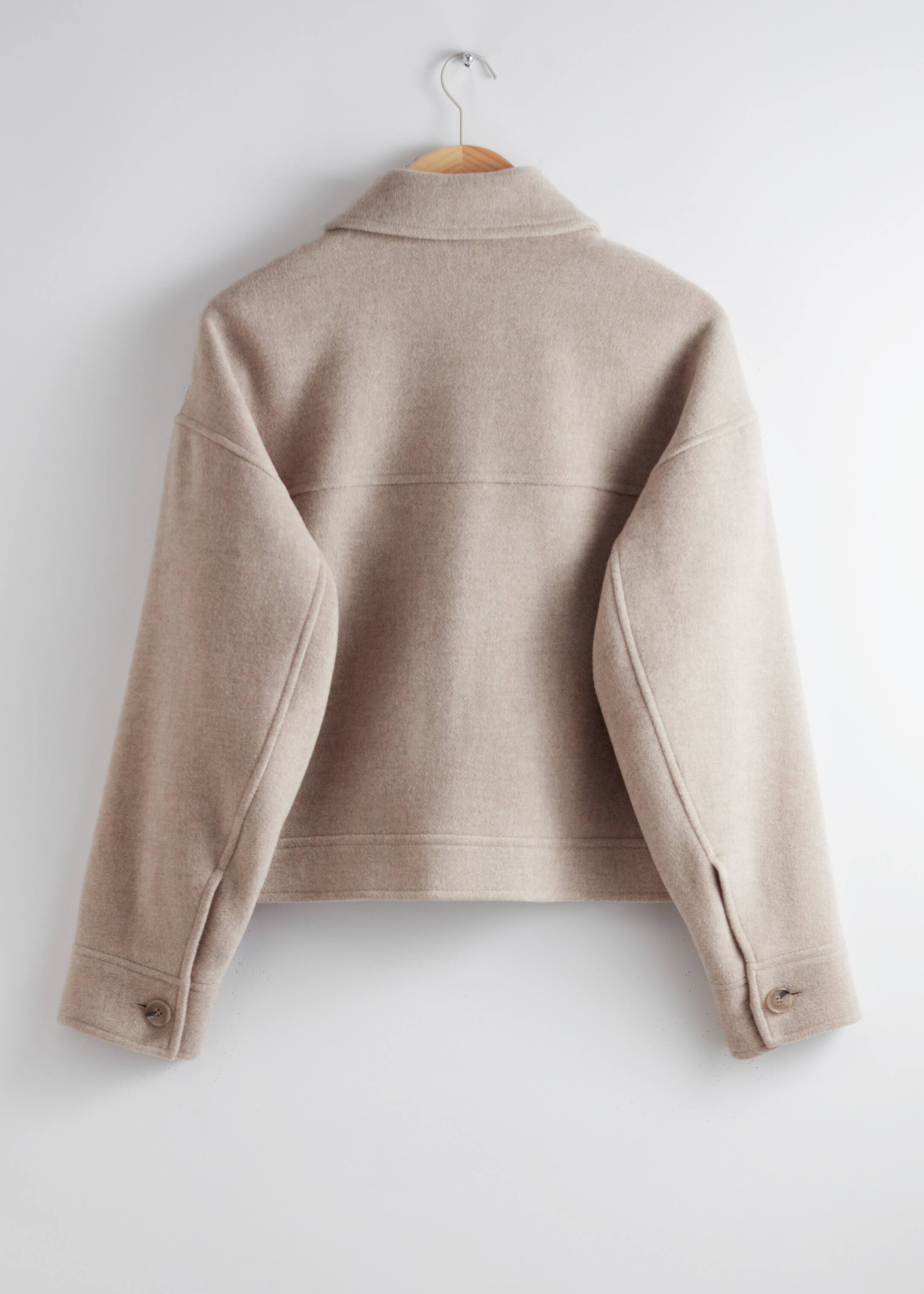 Größeres Bild ansehen: Wolljacke mit Kragen - Beige - Ladies | H&M DE 2