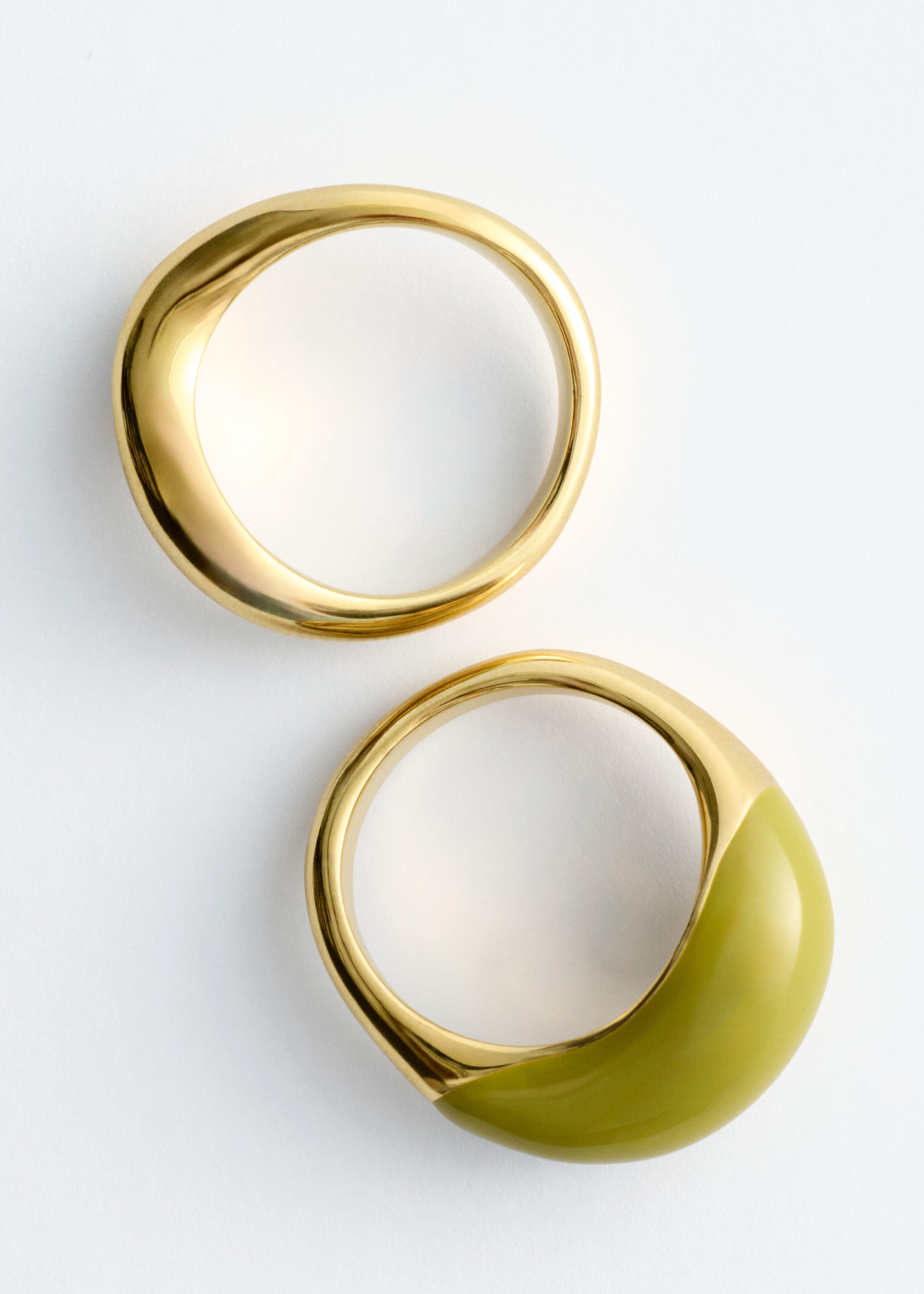 Image of Sculptural 2-Pack Ring Set