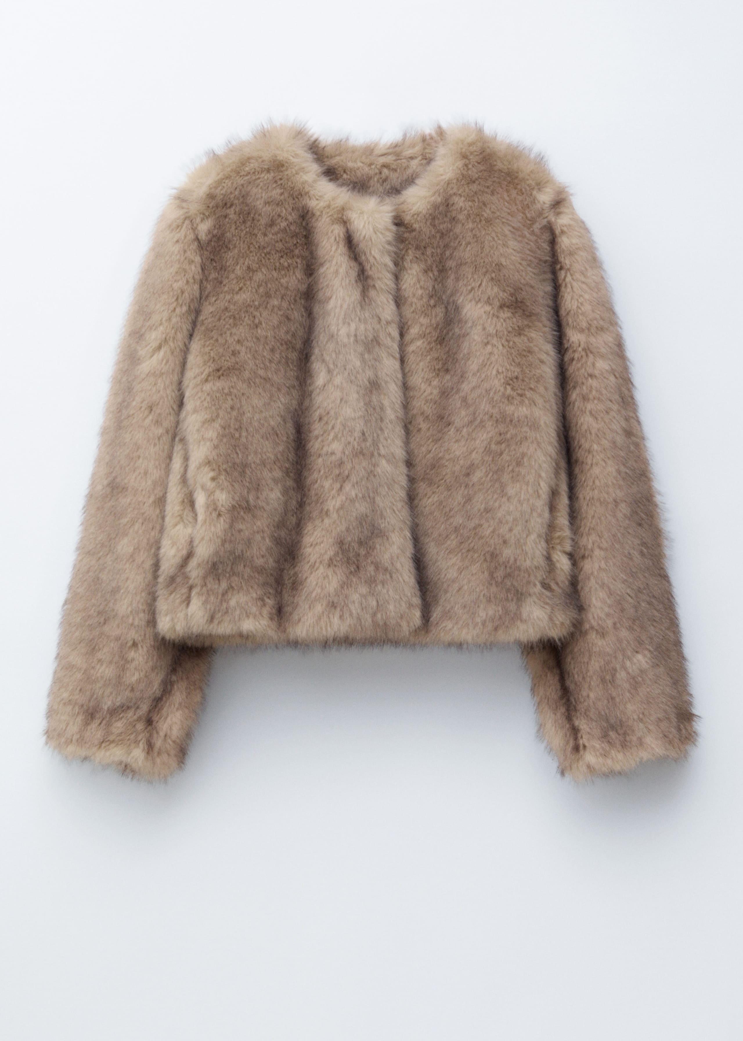 Image of Short Faux Fur Jacket