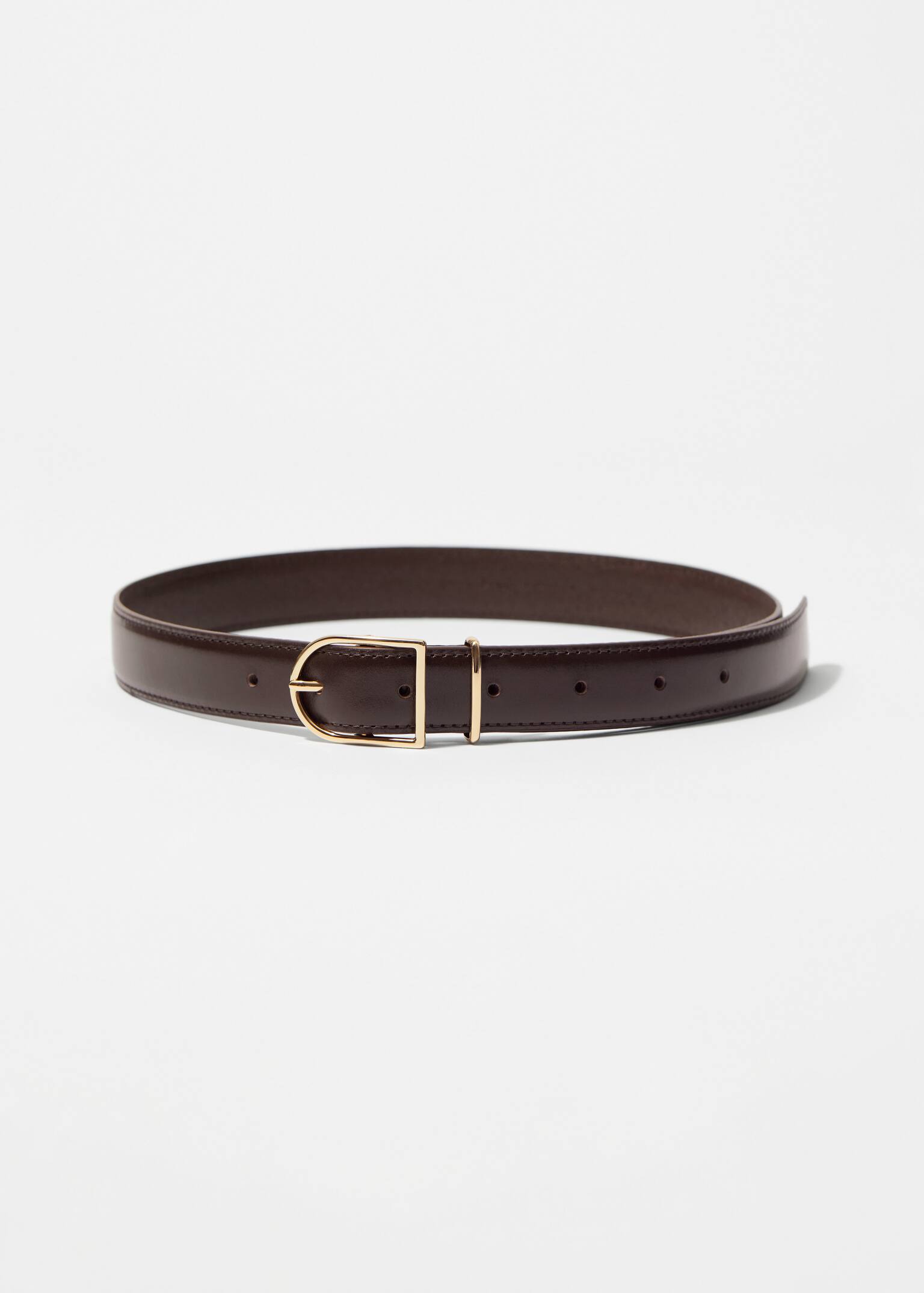 Ceinture en cuir - Marron/Noir/Taupe/Marron foncé/Taupe