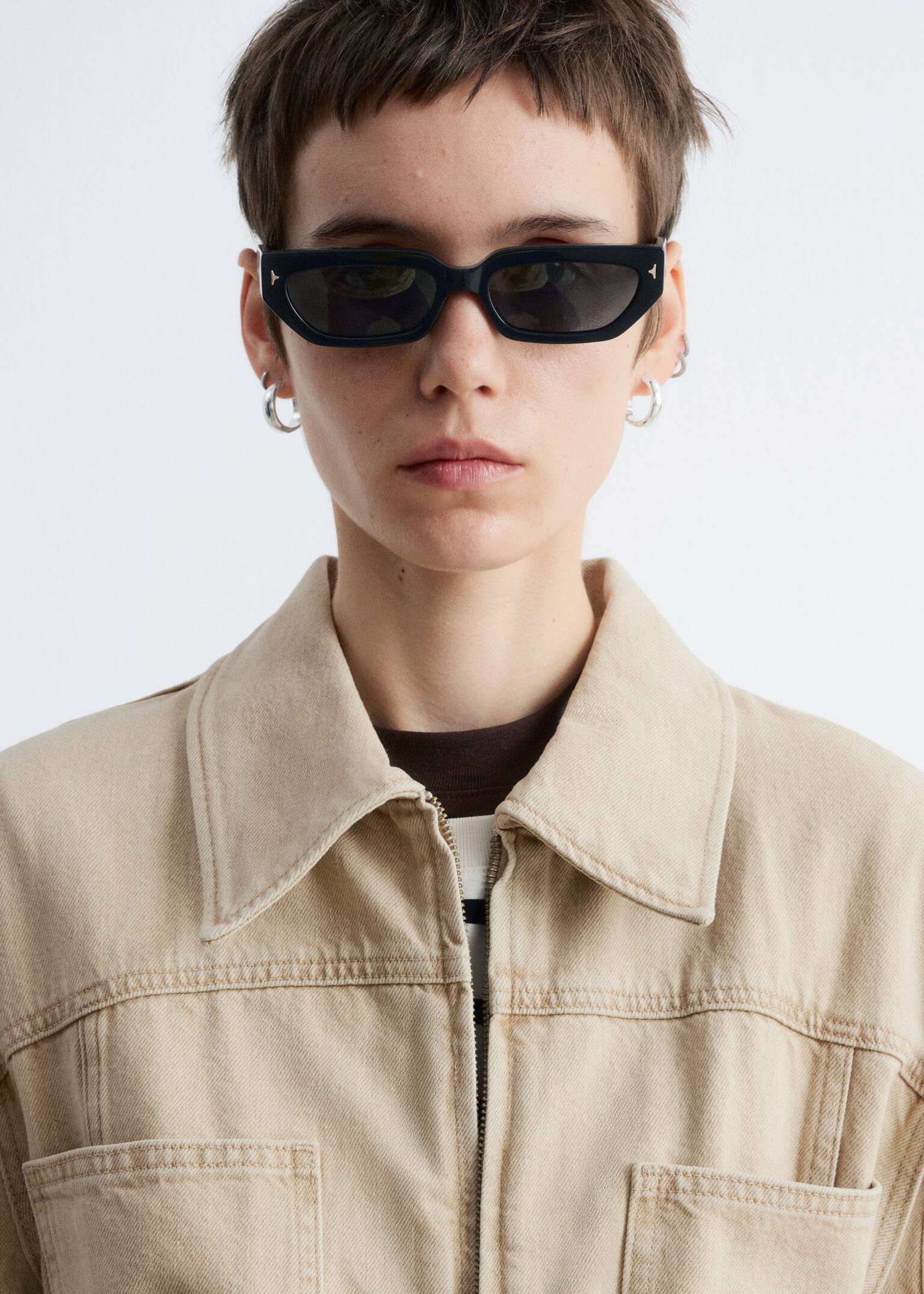 Öves farmerdzseki - Bézs - 3