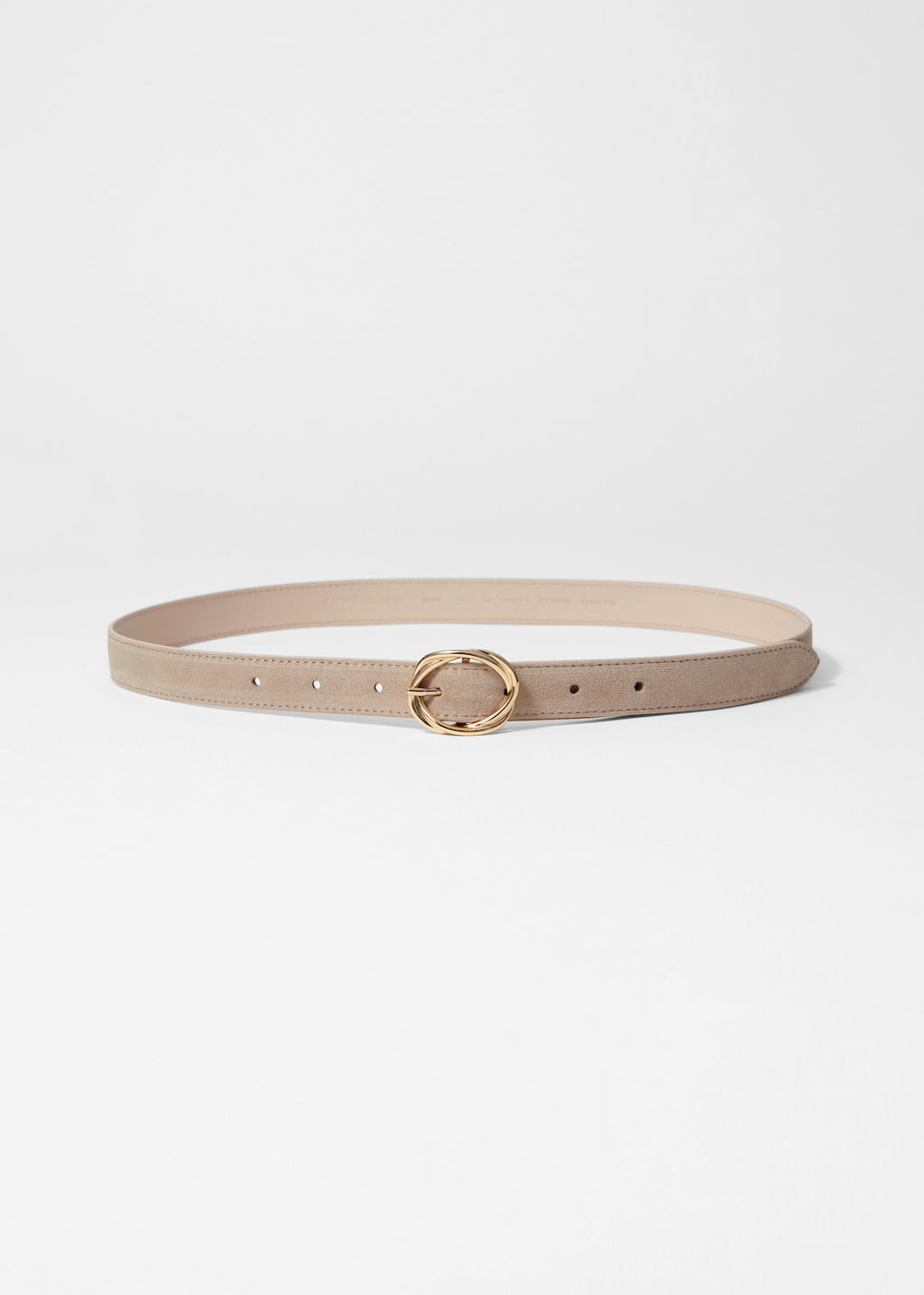 Image of Knot-Buckle Leather Belt
