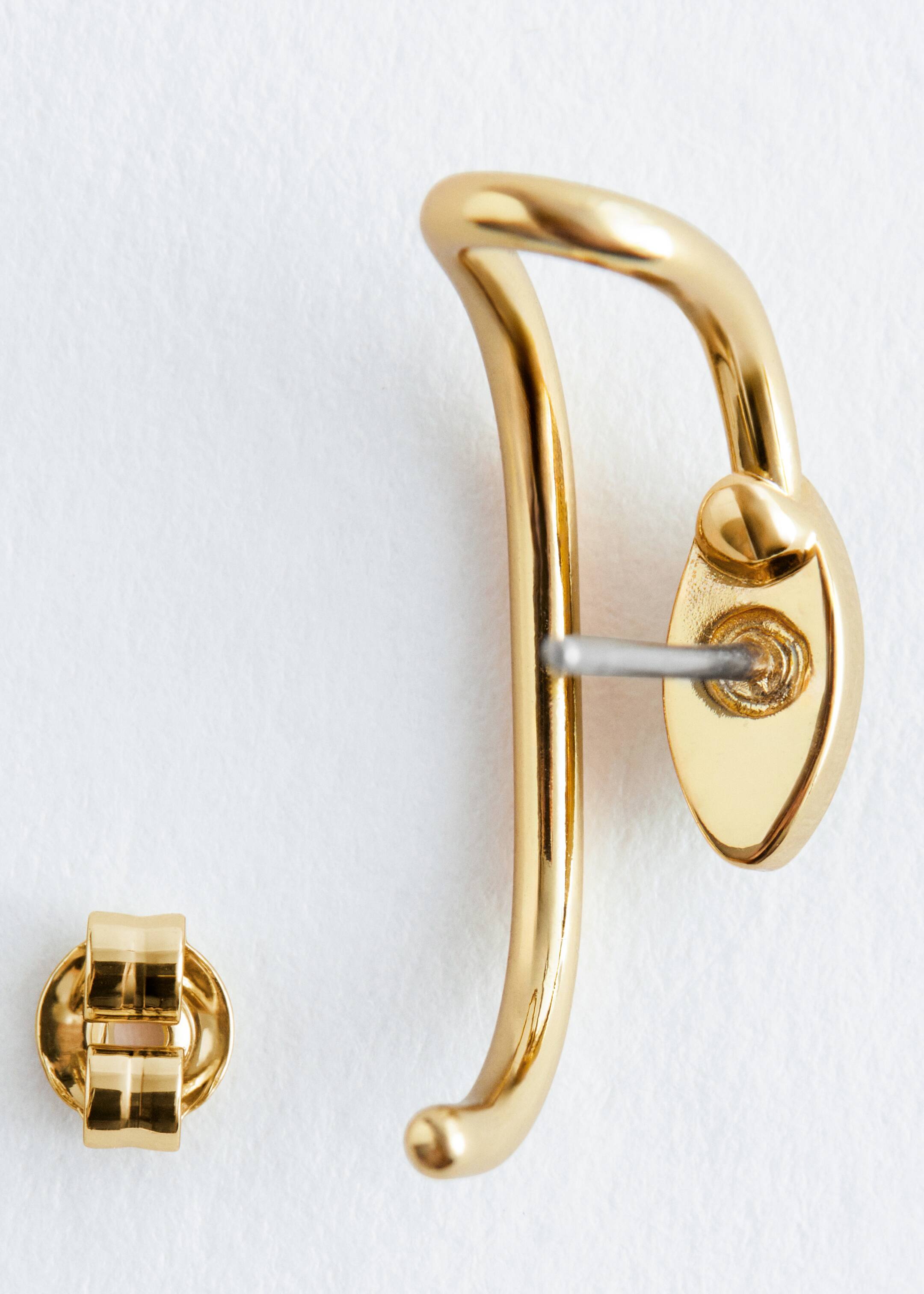 Agrandir l'image: Clous d’oreilles façon bagues d’oreilles - Vert/Doré - FEMME | H&M FR 3