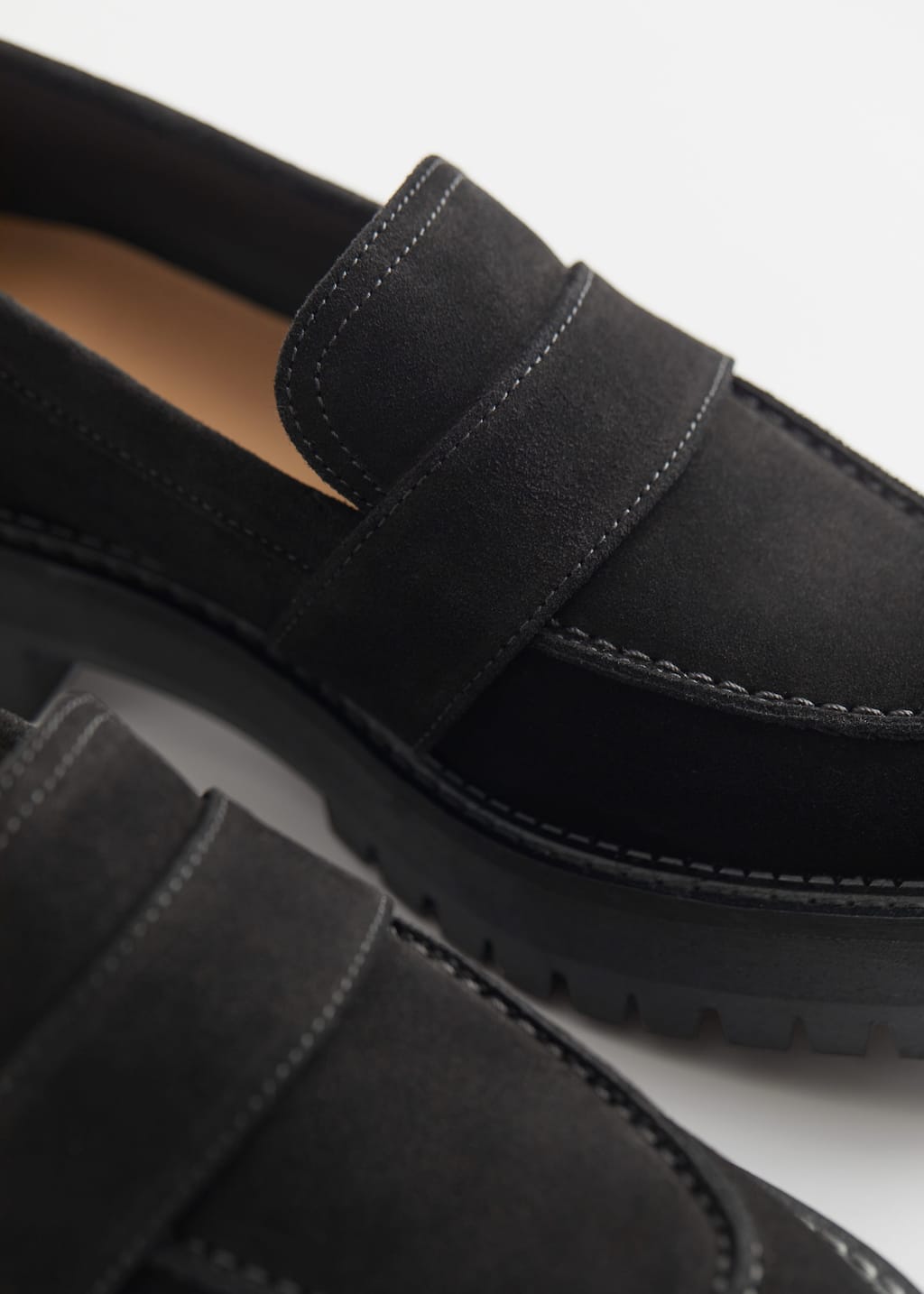 Chunky Leather Loafers - {{variantName}} - Beschreibendes Detail