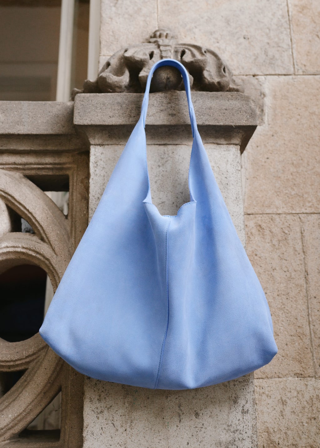 Image of Large Suede Tote Bag