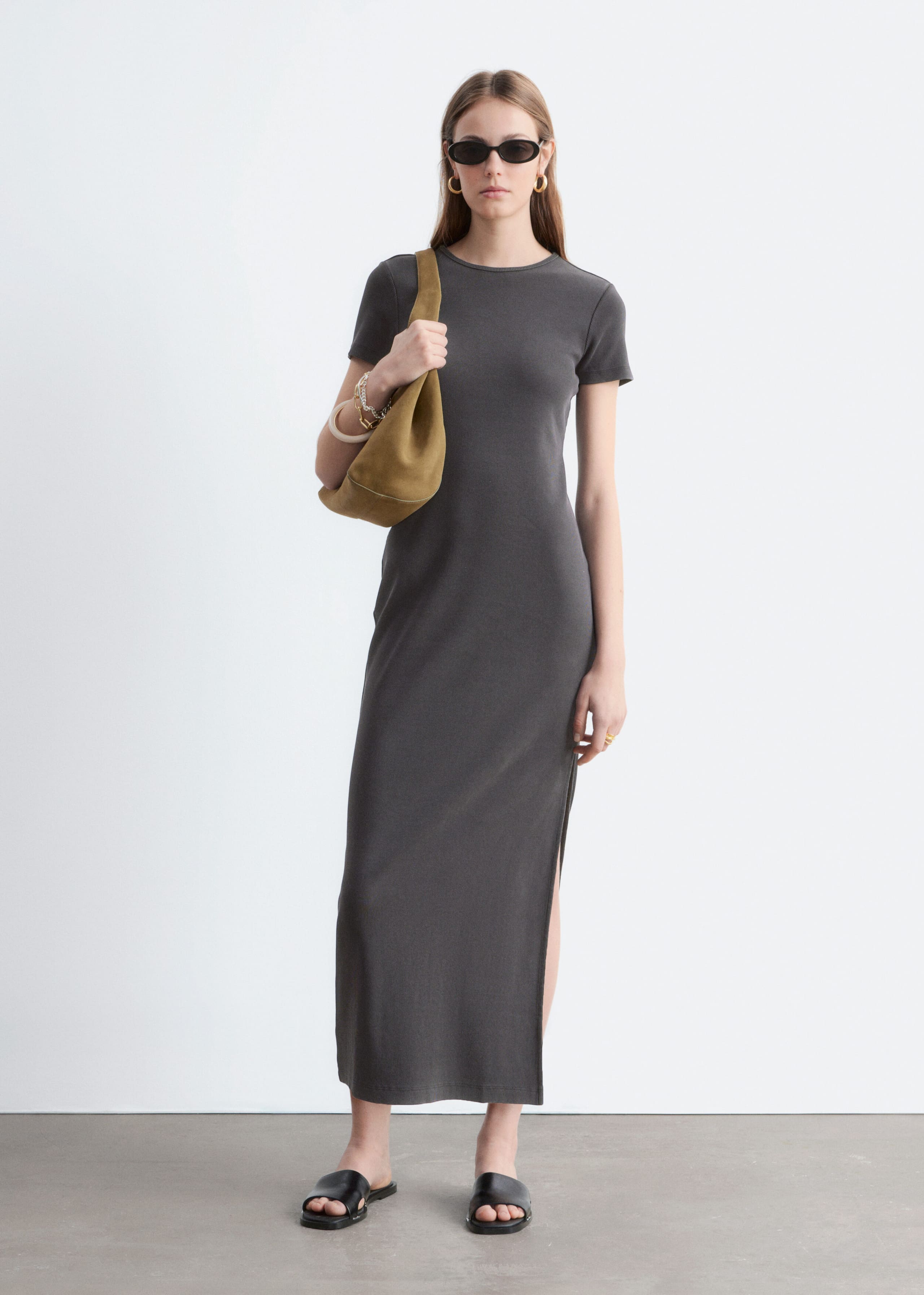 Image of Midi Jersey Dress