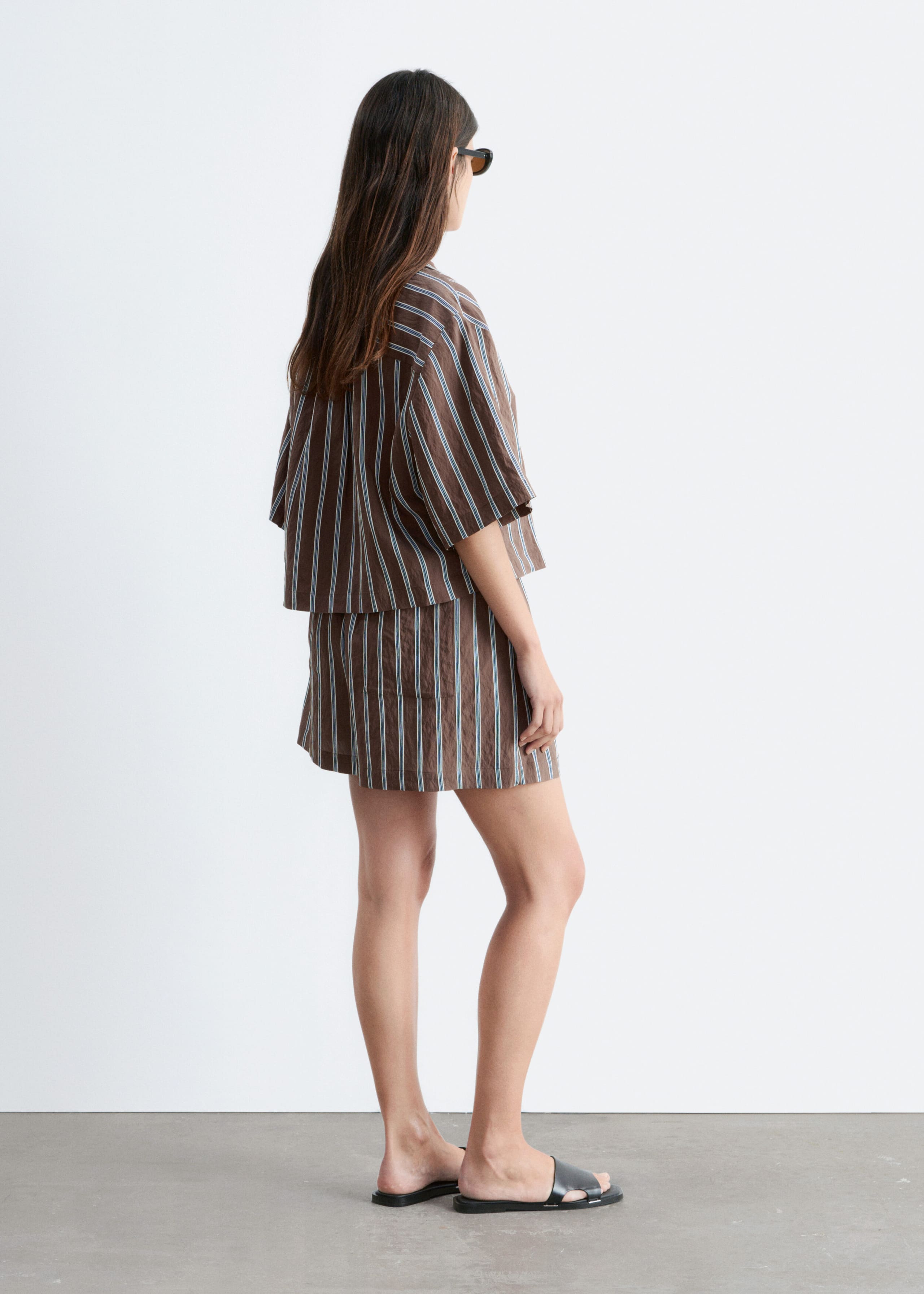 Image of Voluminous Boxer-Style Shorts