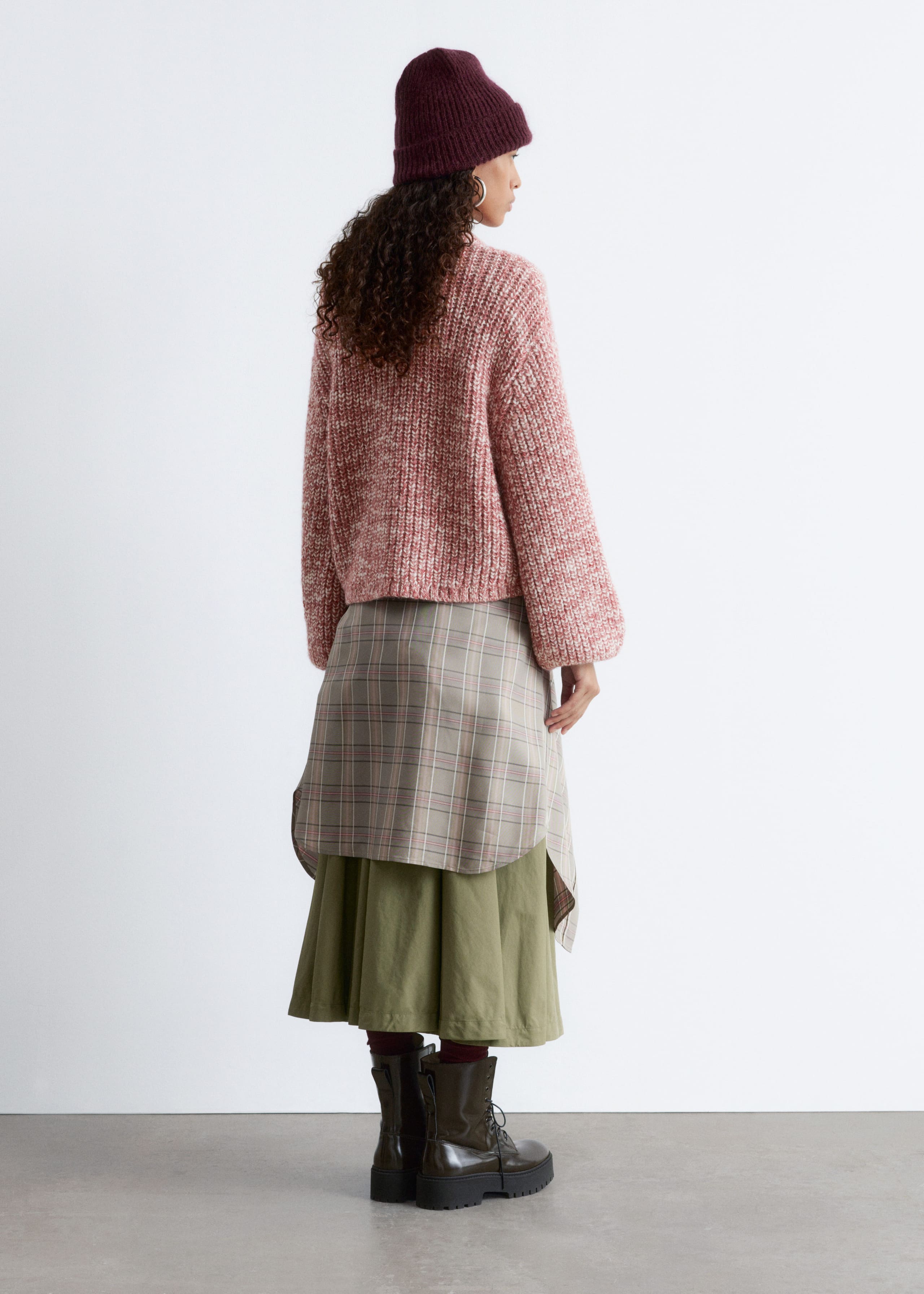 Image of Melierter Strickpullover