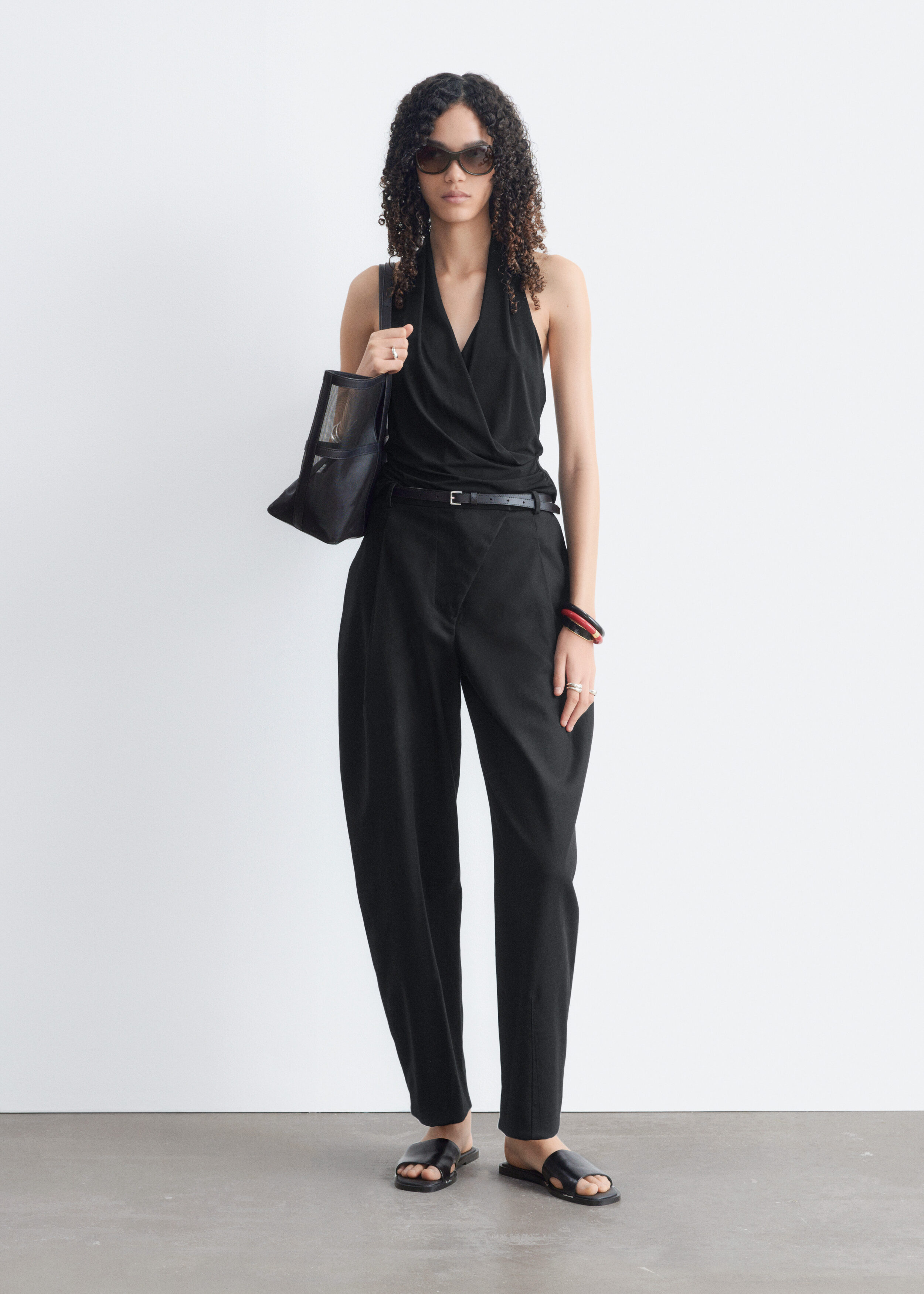 Barrel-Leg Trousers