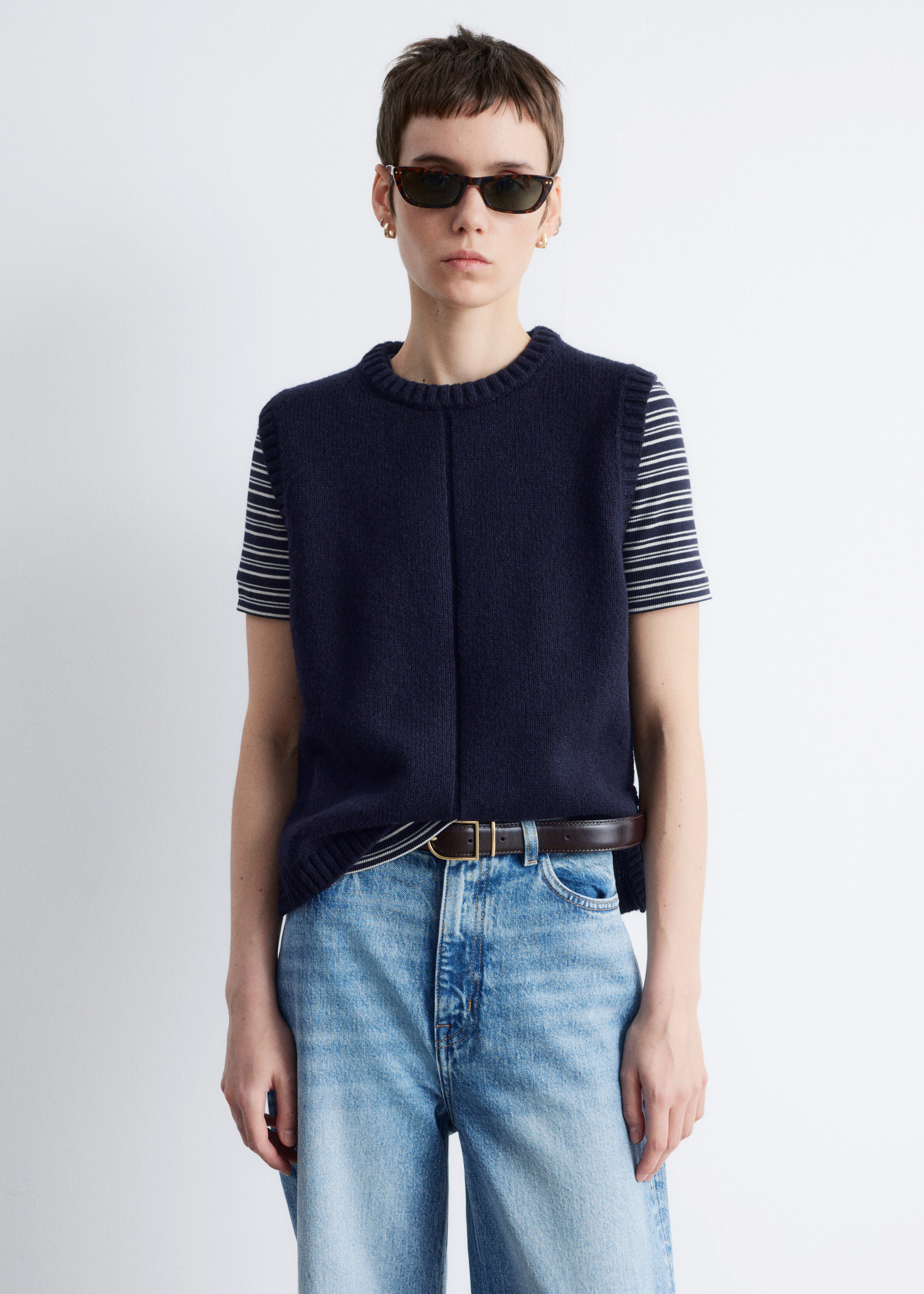 Image of KnittedSweaterVest