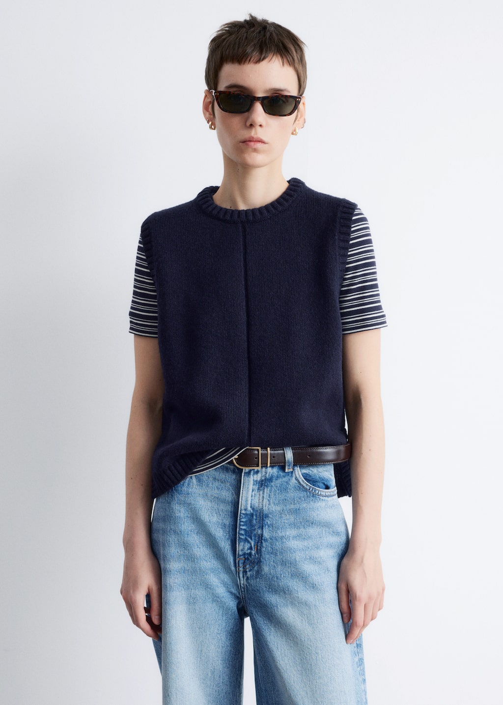 Image of Knitted Sweater Vest