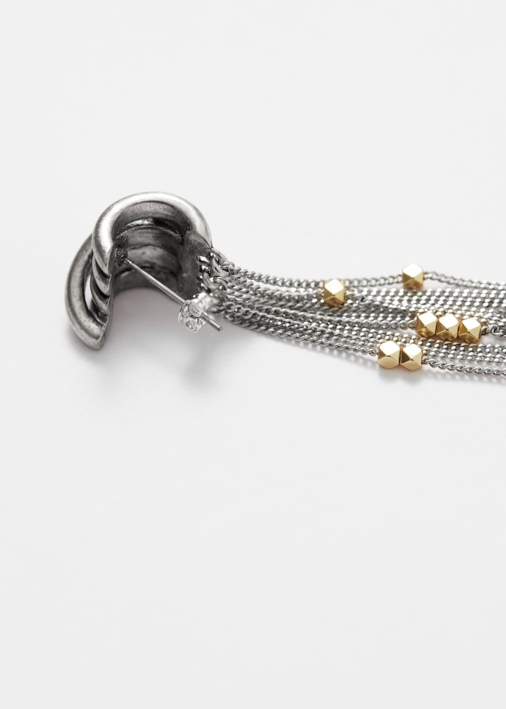 Beaded Chain-Pendant Earrings - {{variantName}} - Descriptive Detail