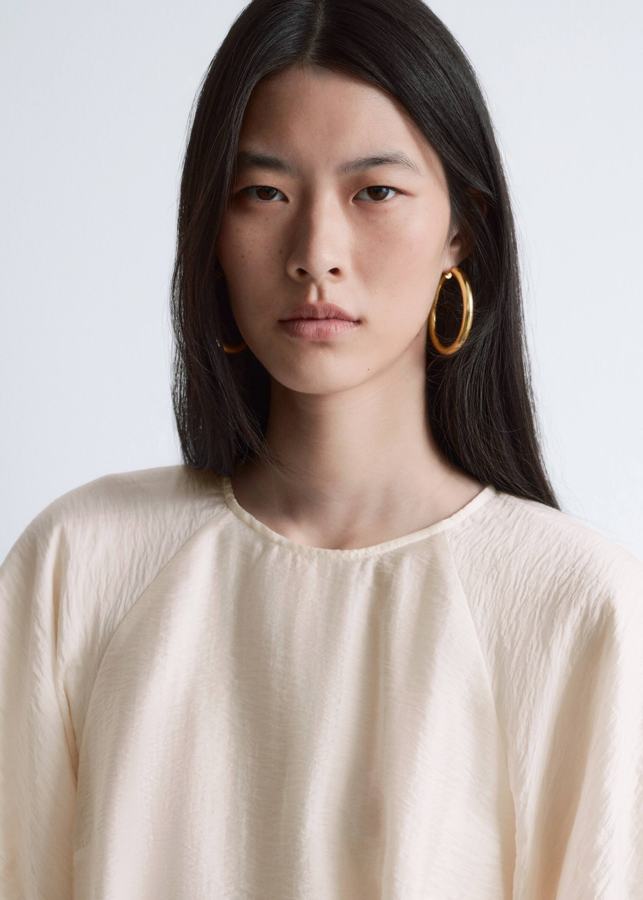 Agrandir l'image: Robe courte à manches volumineuses - Blanc - FEMME | H&M BE 3