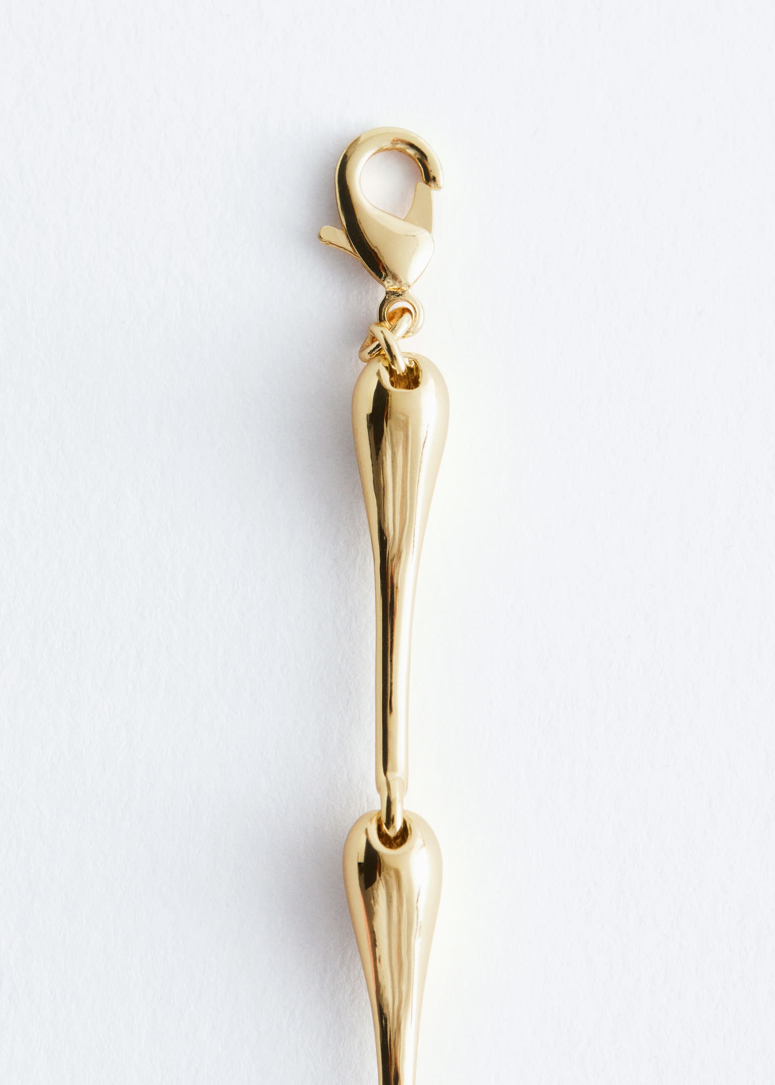 Kette mit tropfenförmigen Perlen - Gold - 2