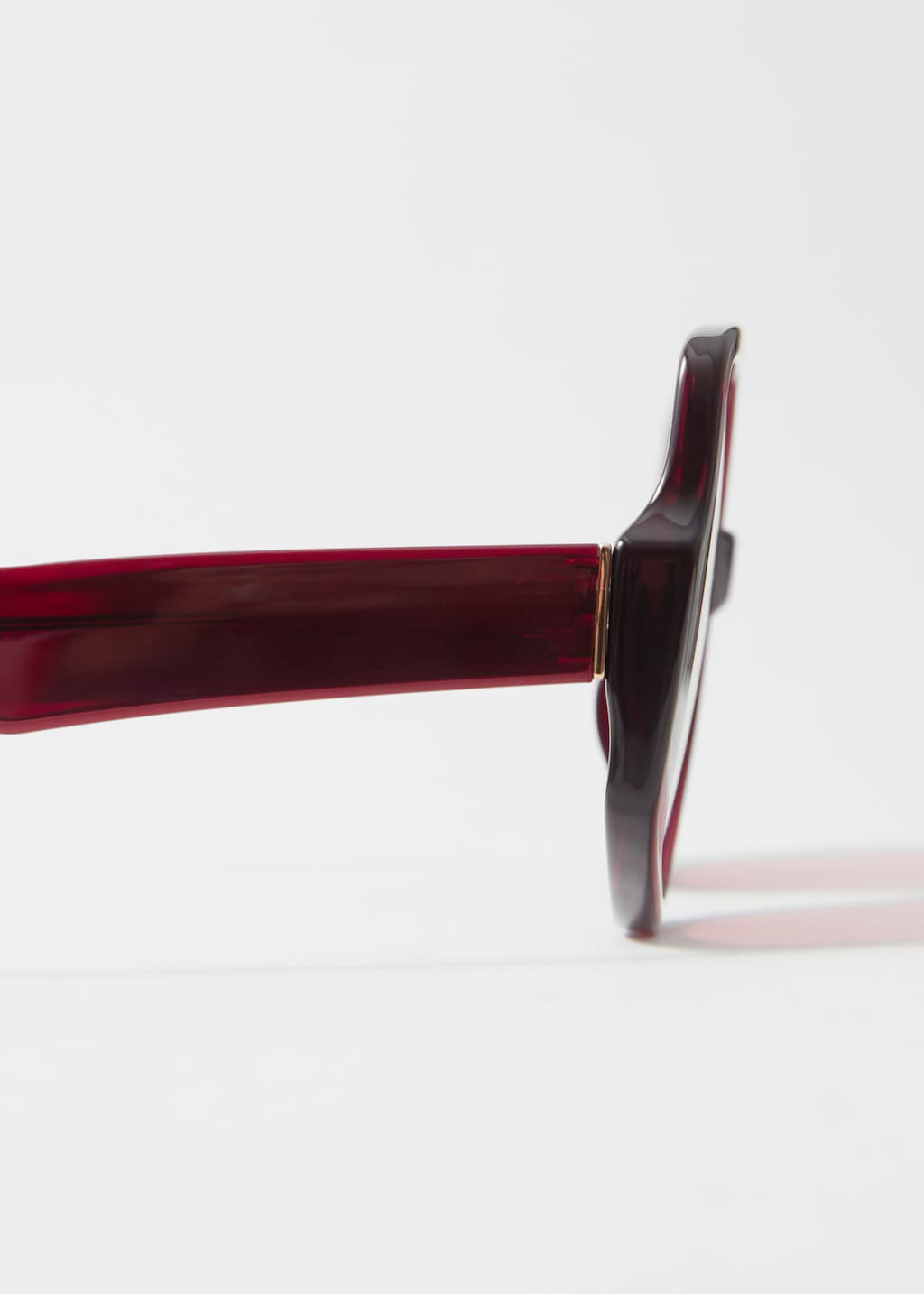 Image of Oversized-Sonnenbrille mit eckigem Rahmen