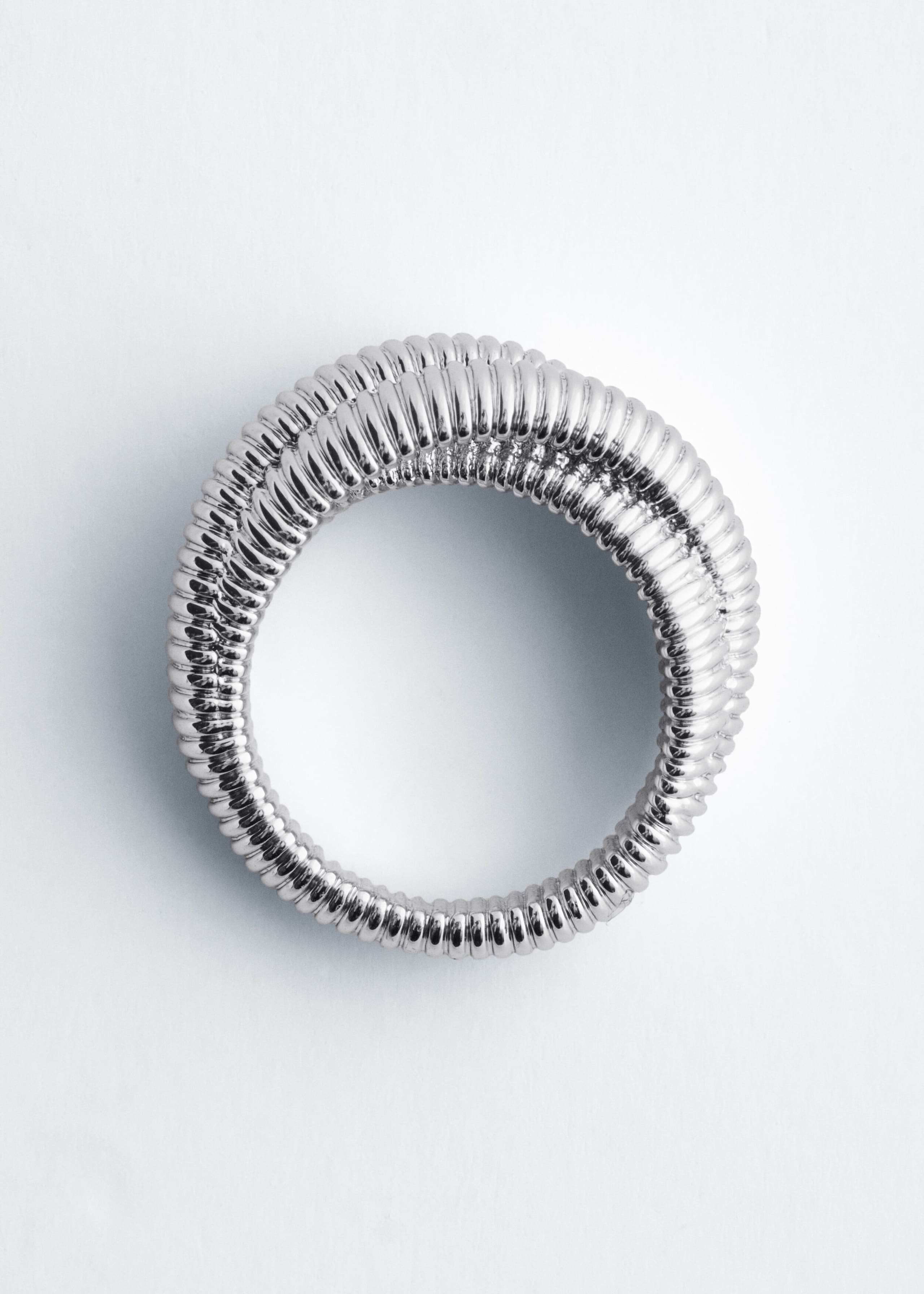 Plated Brass Twist Ring - {{variantName}} - Descriptive Detail
