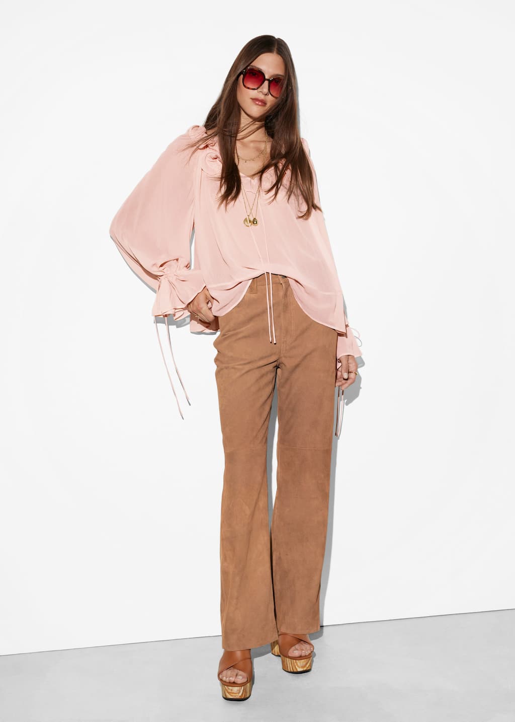 Image of Suede Trousers