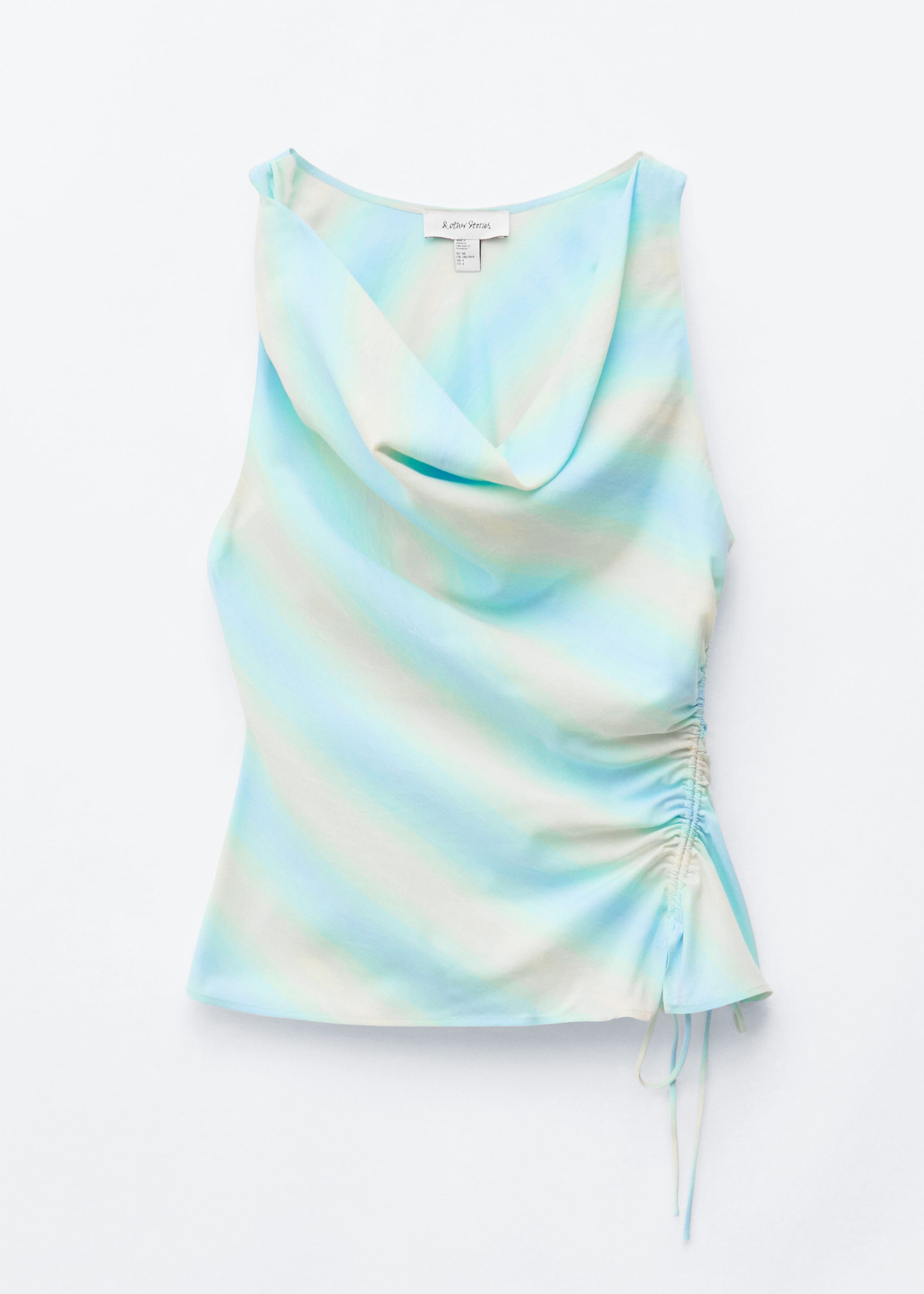 Image of Top con coulisse e stampa