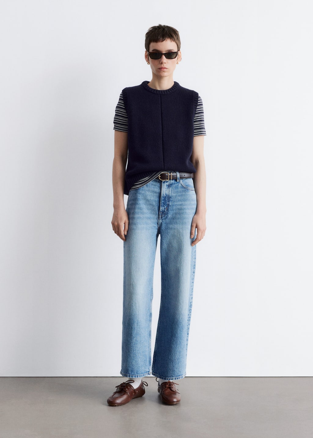 Image of Knitted Sweater Vest