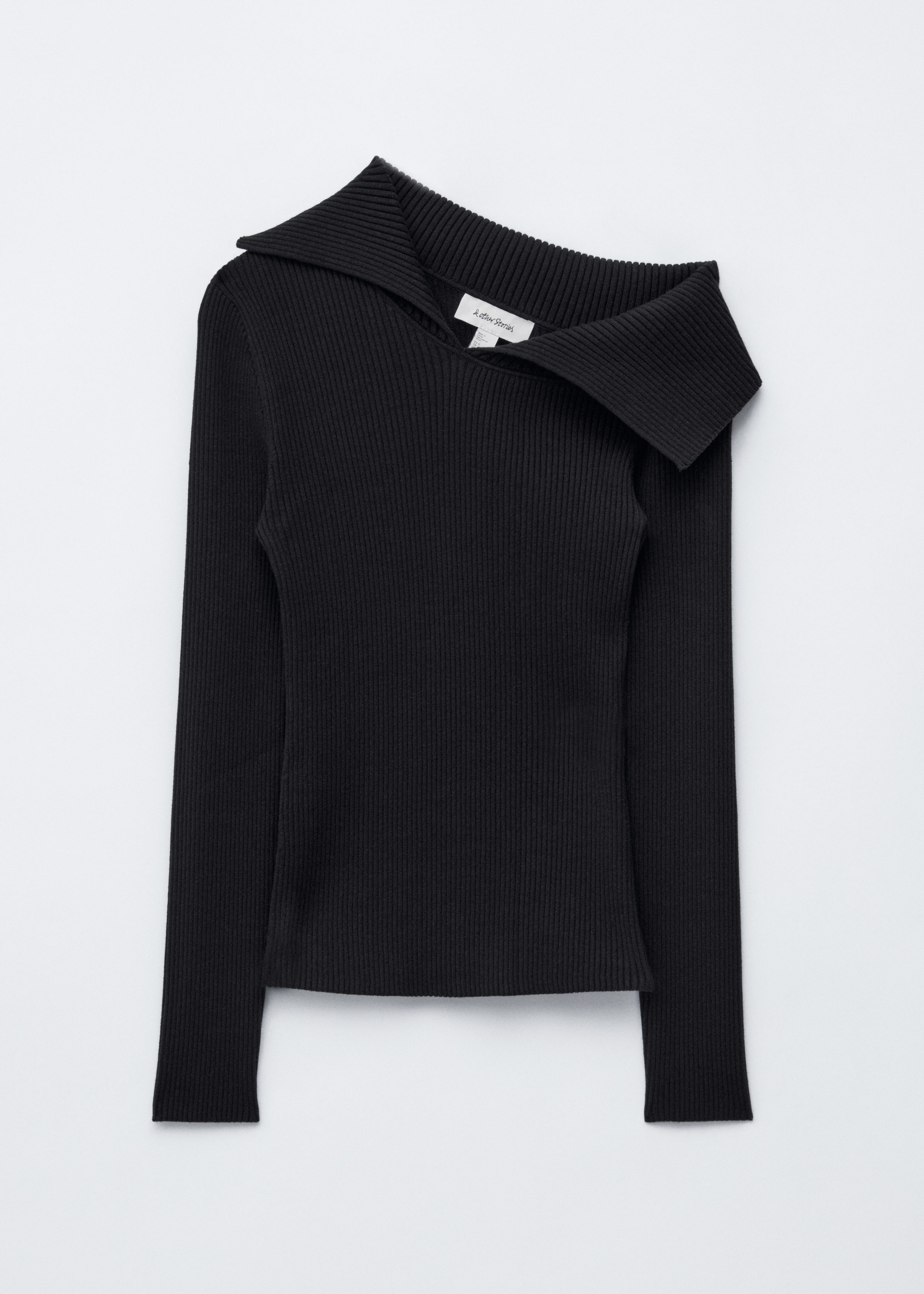 トップス meer. SHOULDER RIBBON RIB KNIT TOP(BLK) LEONI OFF-SHOULDER RIB TOP in Black – Threads 4 Thought