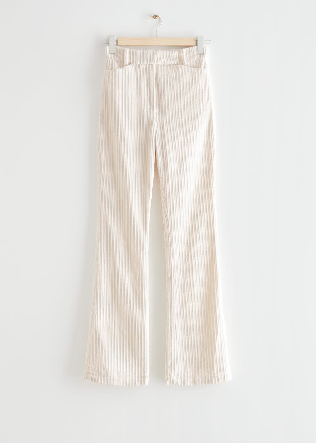 High Waist Corduroy Trousers