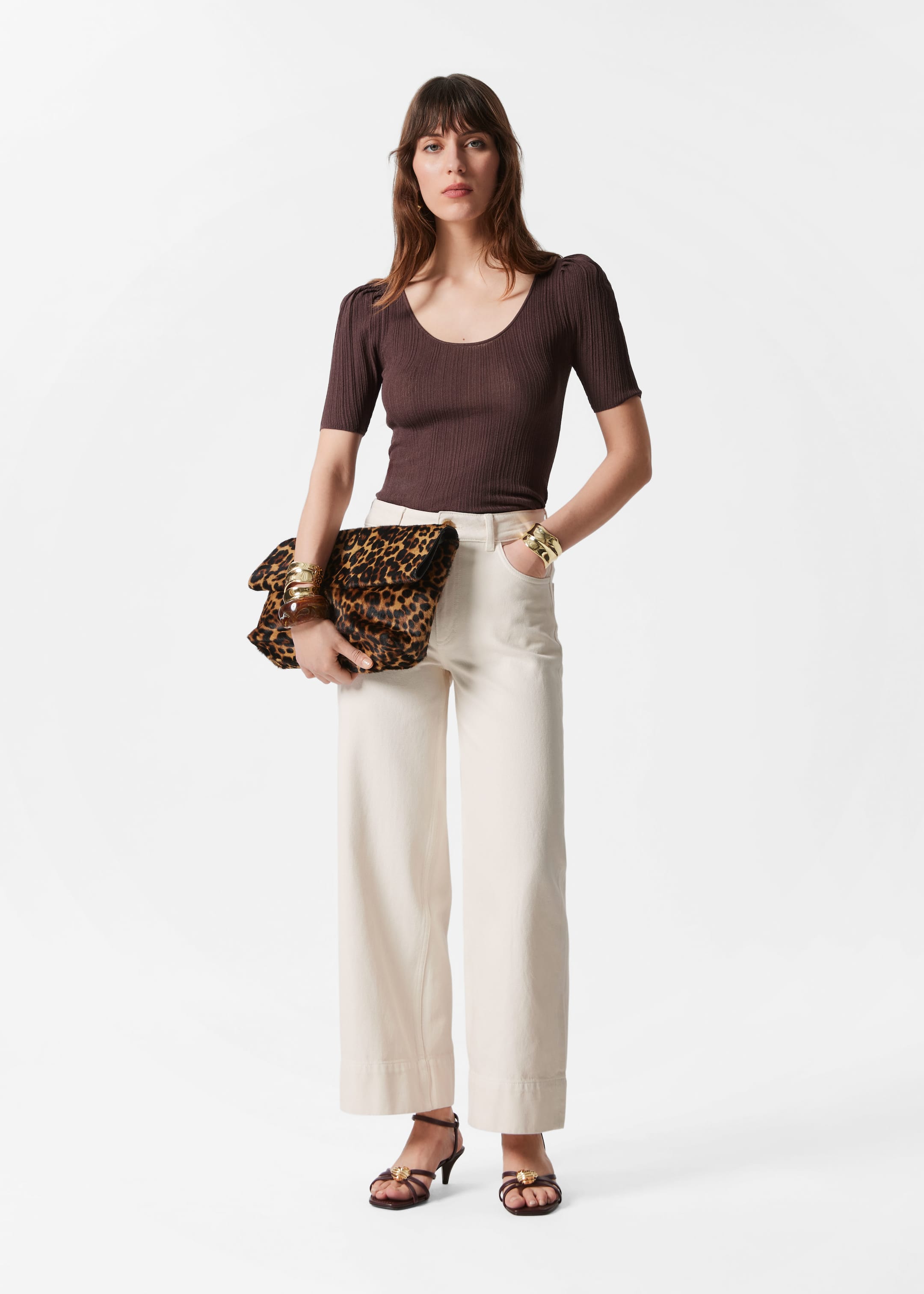 Größeres Bild anzeigen: Rippstrickoberteil - Dunkelbraun - Ladies | H&M AT 2