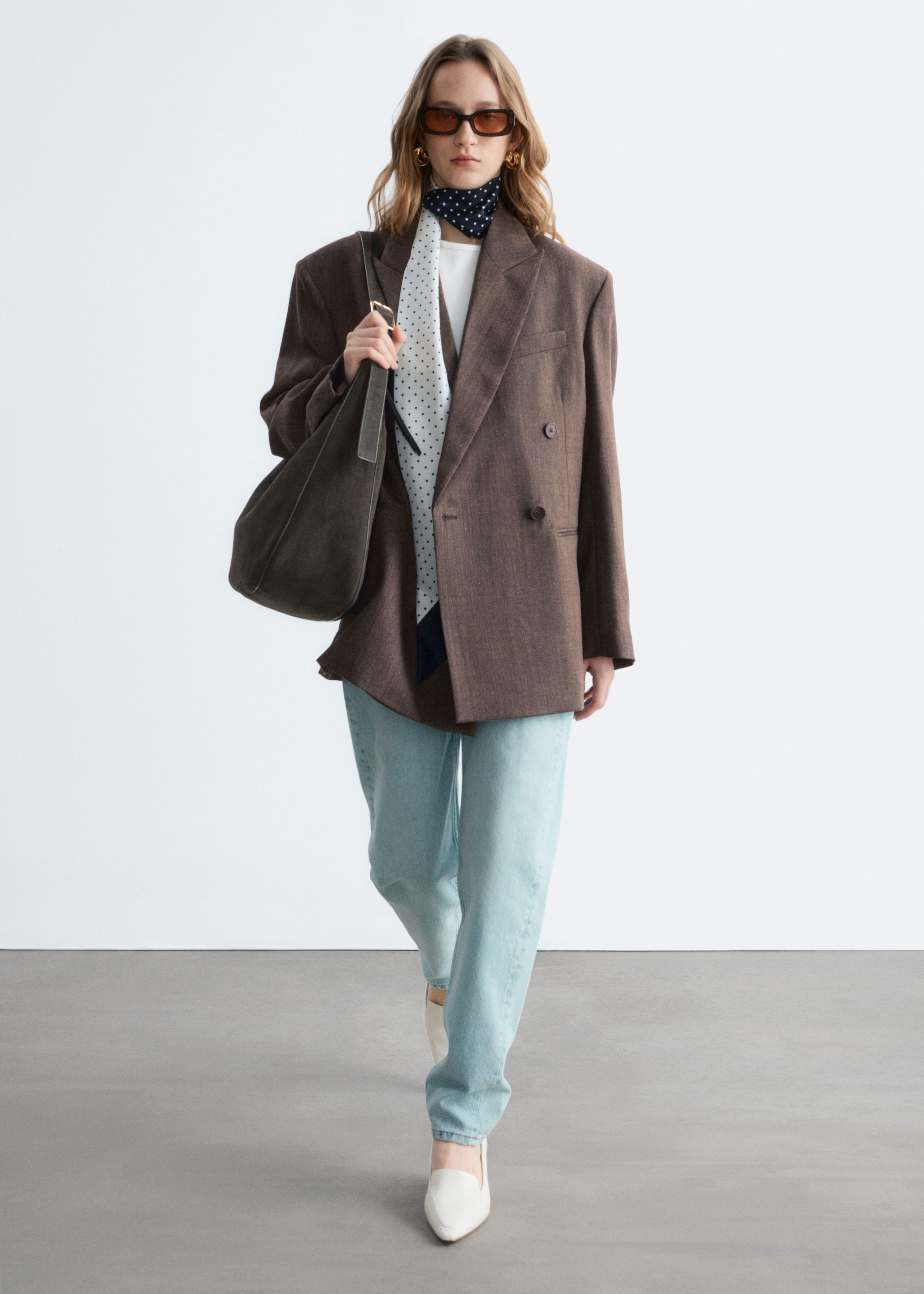 Image of Double-Breasted Wool Blazer