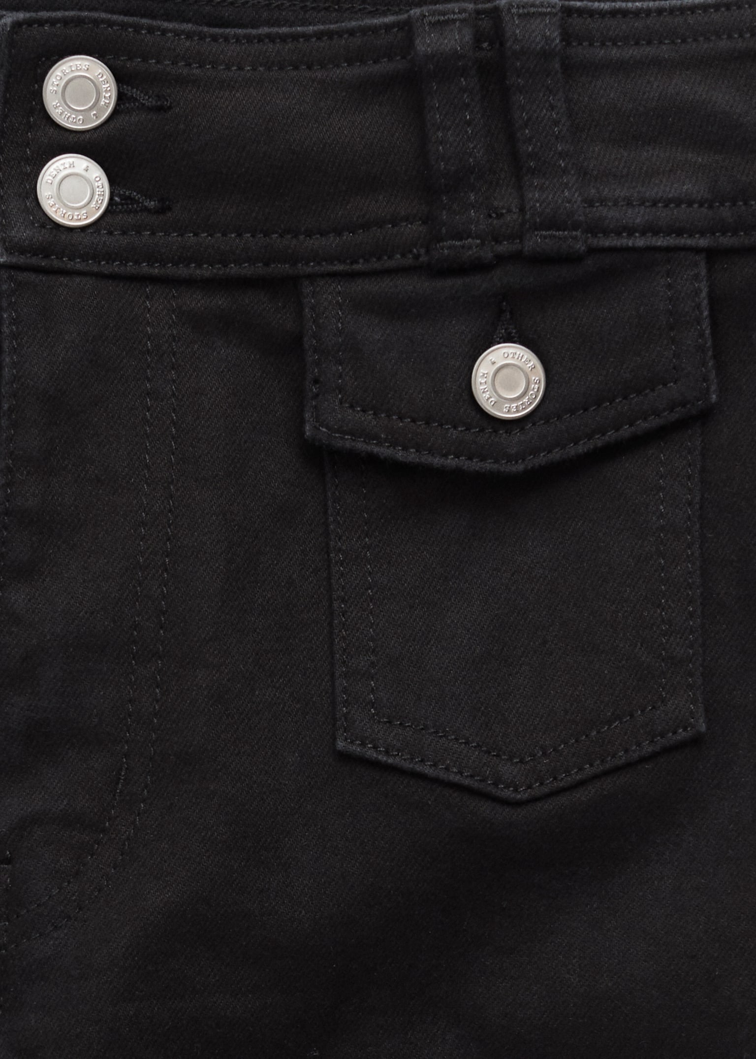 Press-Crease Flared Jeans - Black/Washed Mid Blue/Washed Light Blue - 9
