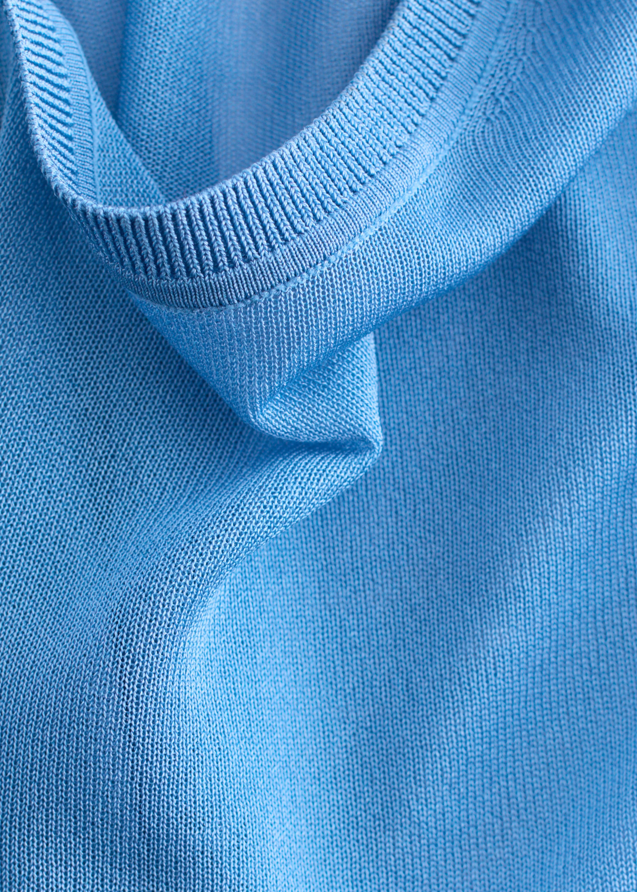 Fine-Knit Sheer Top - {{variantName}} - Descriptive Detail