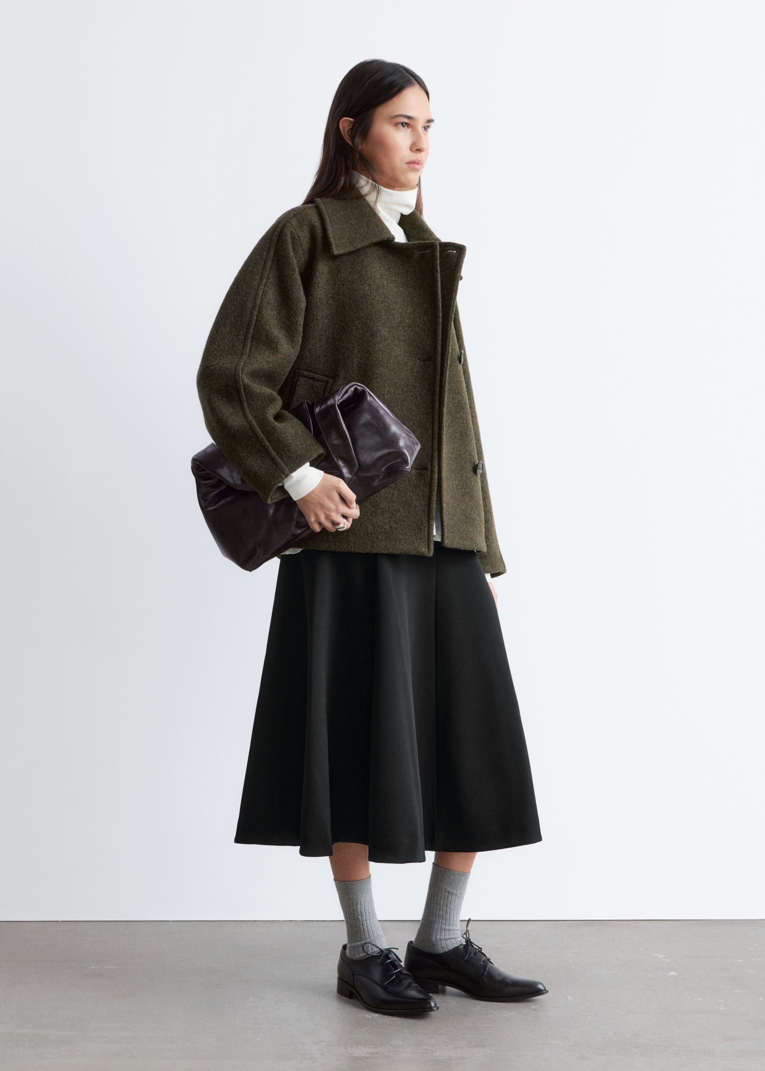Image of Oversized Wool Jacket