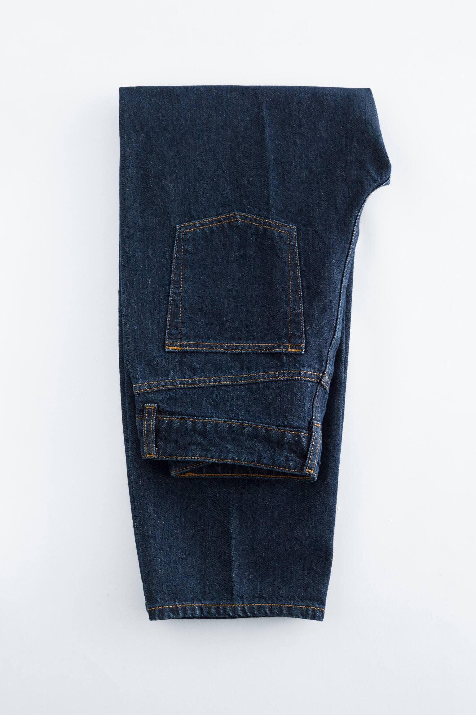 Schmal zulaufende Jeans - Mittelblau/Hellblau/Schwarz - 7