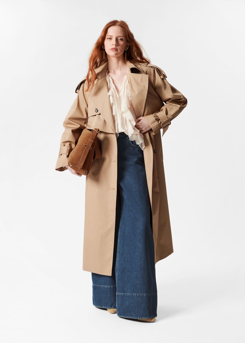 Image of Dubbelknäppt trenchcoat