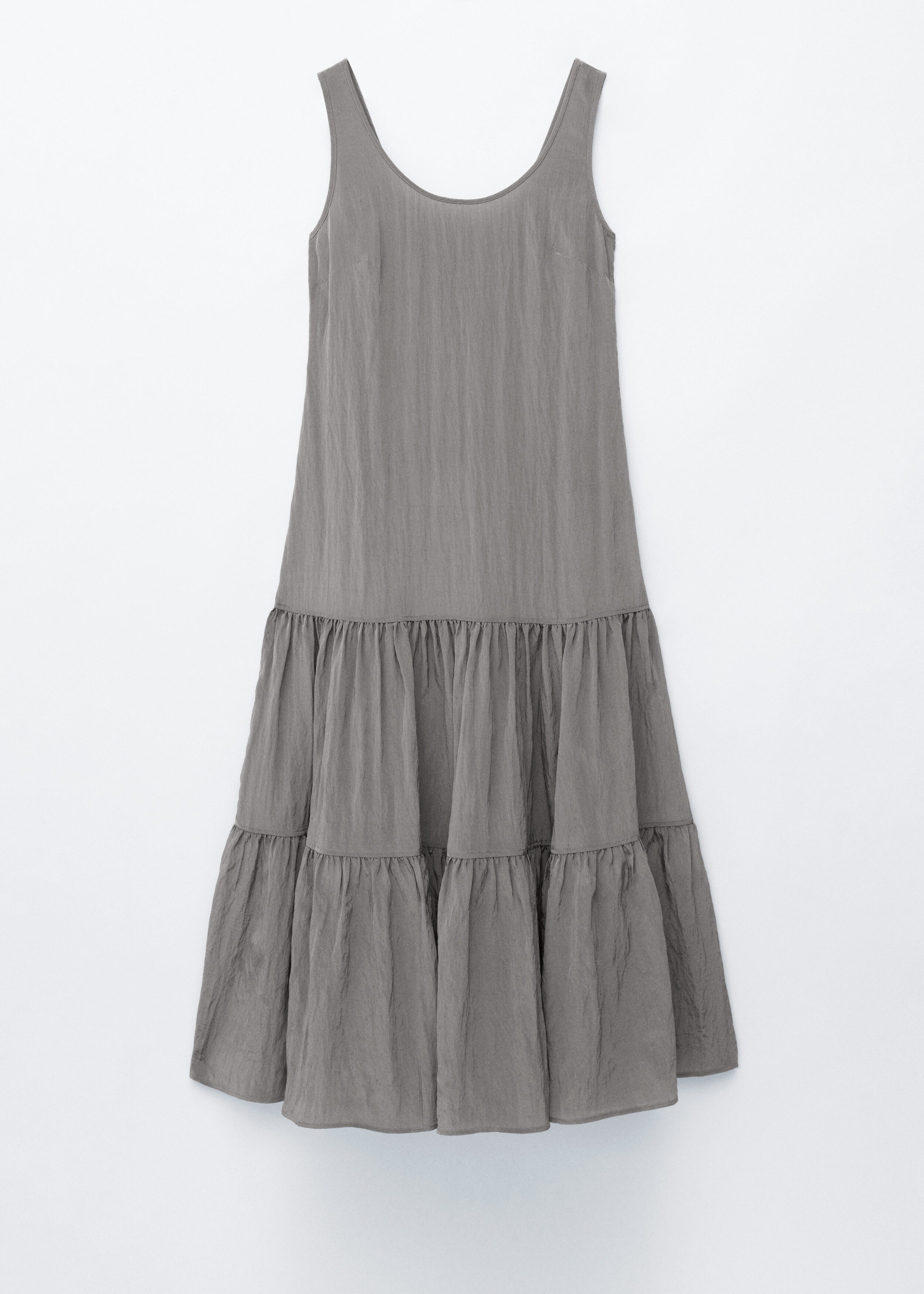 chinese dress ladies Blue Tiered Maxi Dress